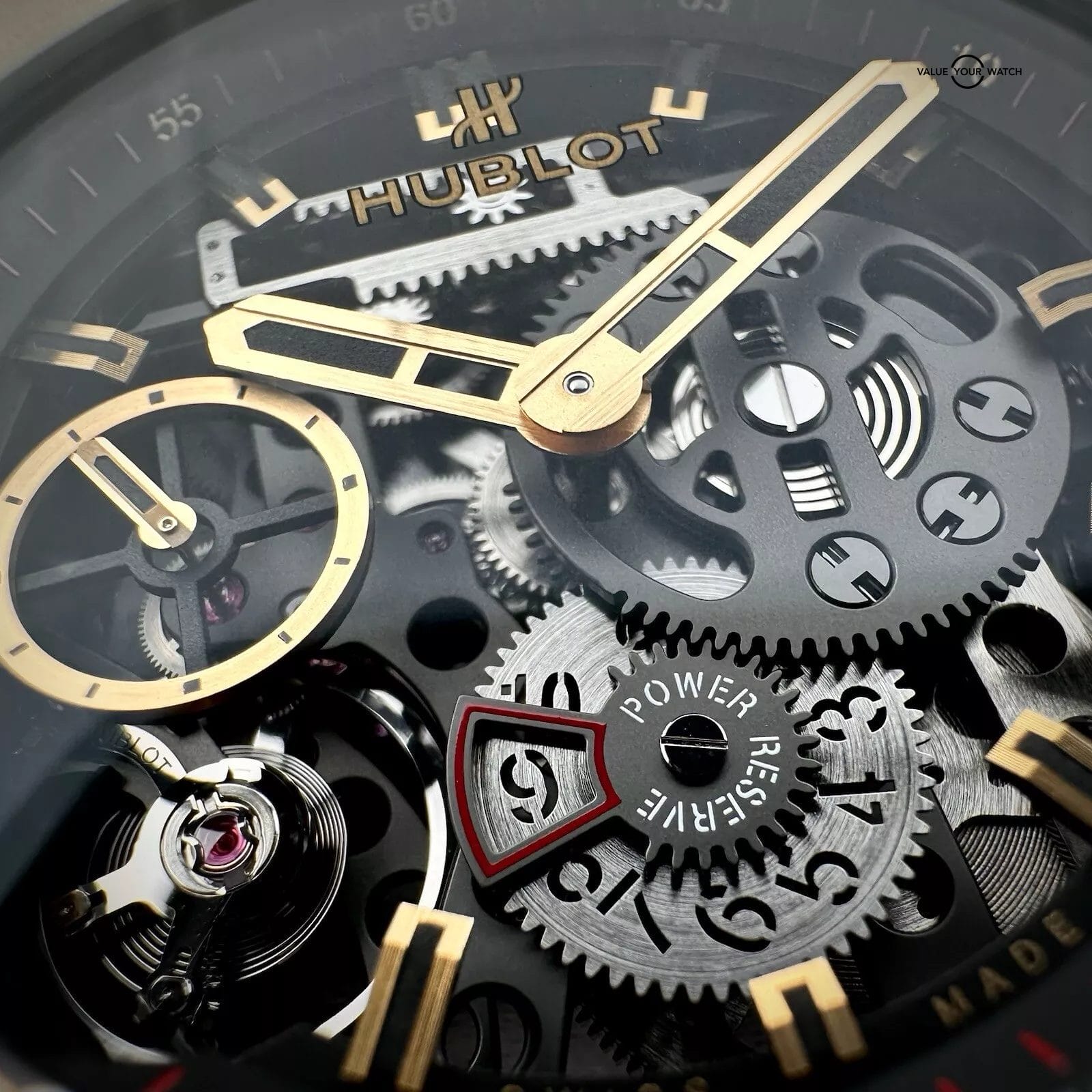 Hublot Big Bang Meca-10 Magic Gold 414.MX.1138.RX 44mm Ceramic Gold Skeleton - Image 11