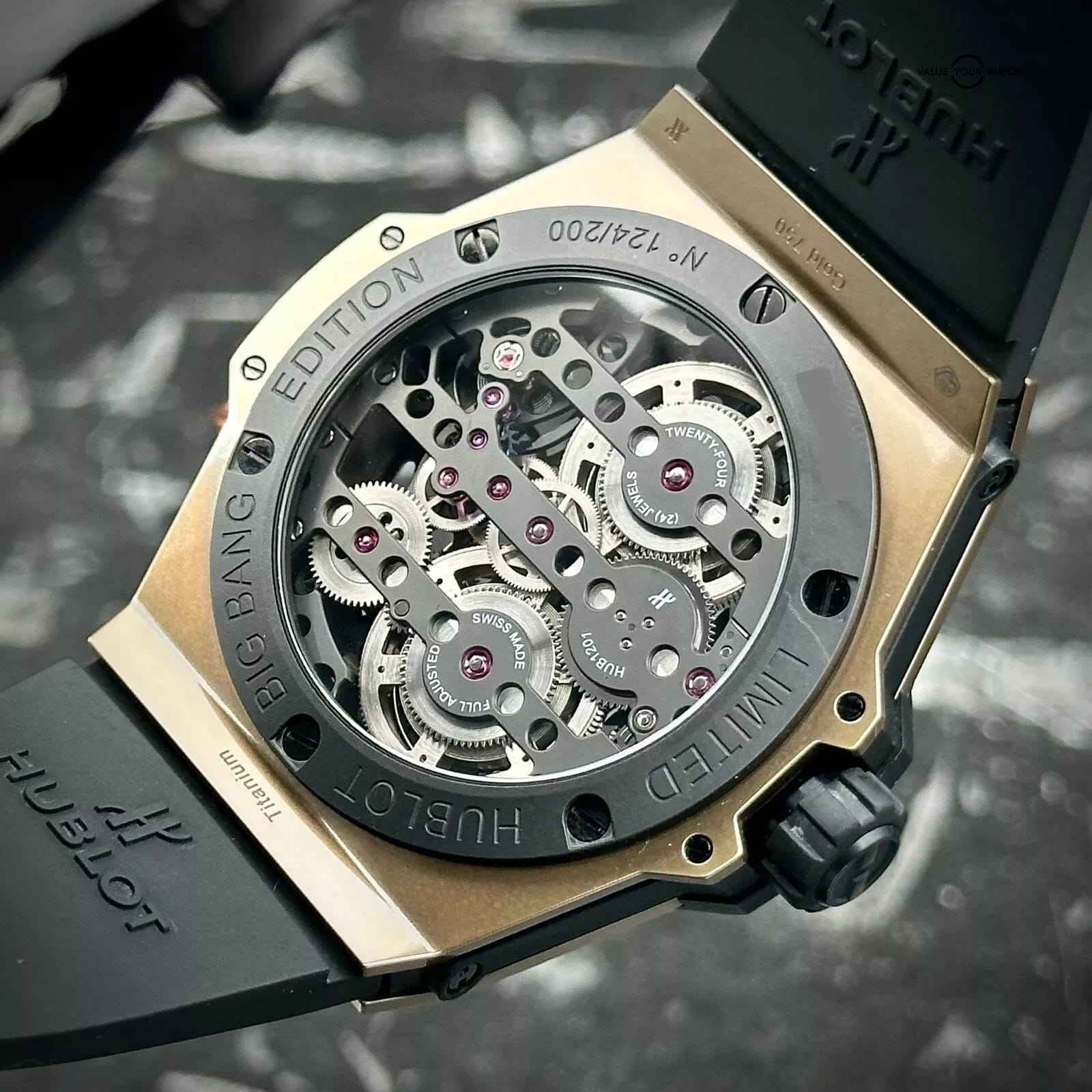 Hublot Big Bang Meca-10 Magic Gold 414.MX.1138.RX 44mm Ceramic Gold Skeleton - Image 13