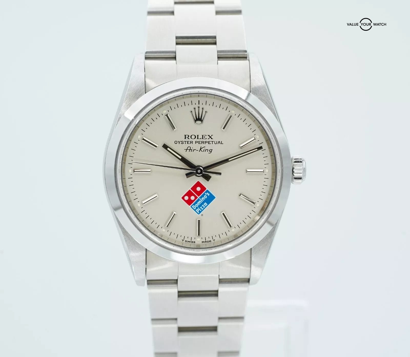 Rolex Air-King 14000 Dominos Dial Boxes/Papers! - Image 12