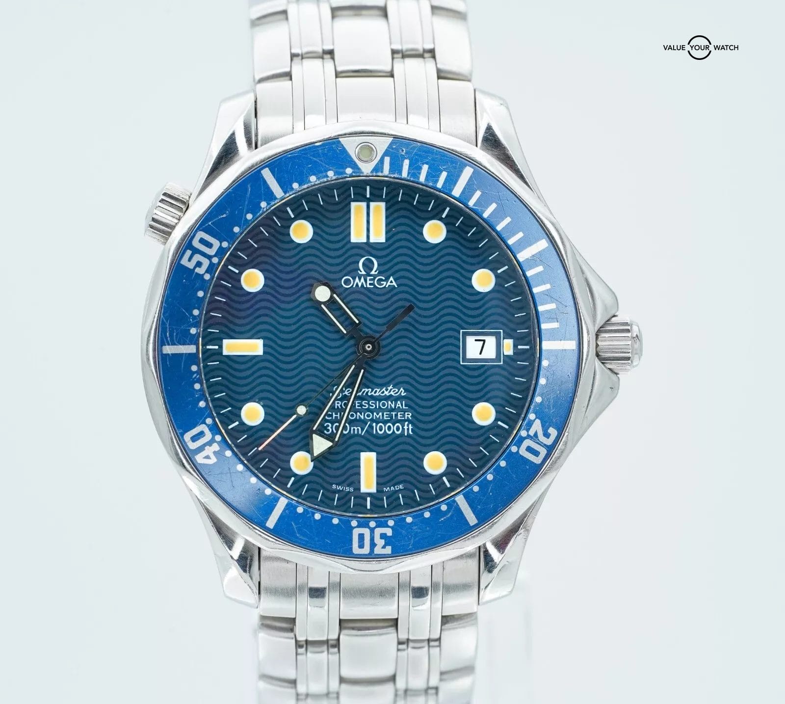 Omega Seamaster 300M Professional Chronometer 2531.80 41mm Blue Dial! - Image 9