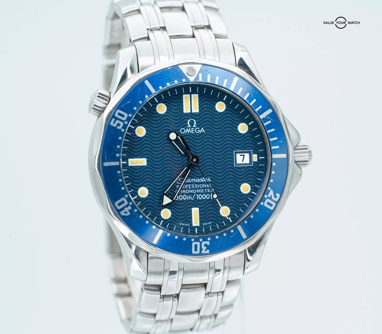 Omega Seamaster 300M Professional Chronometer 2531.80 41mm Blue Dial! - Image 10