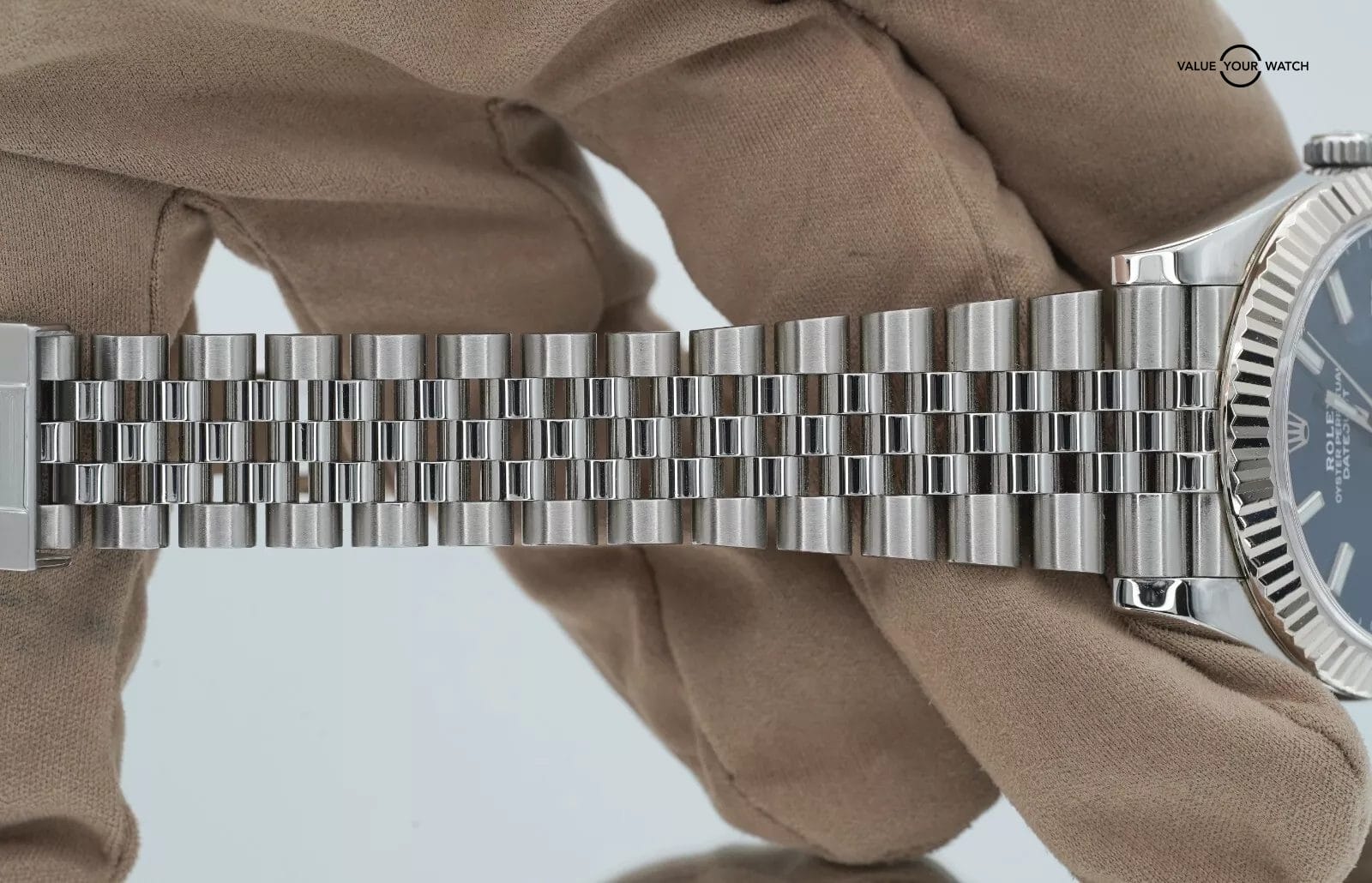 Rolex Datejust 41 Blue Dial Jubilee Stainless Steel White Gold 126334 B/P! - Image 5