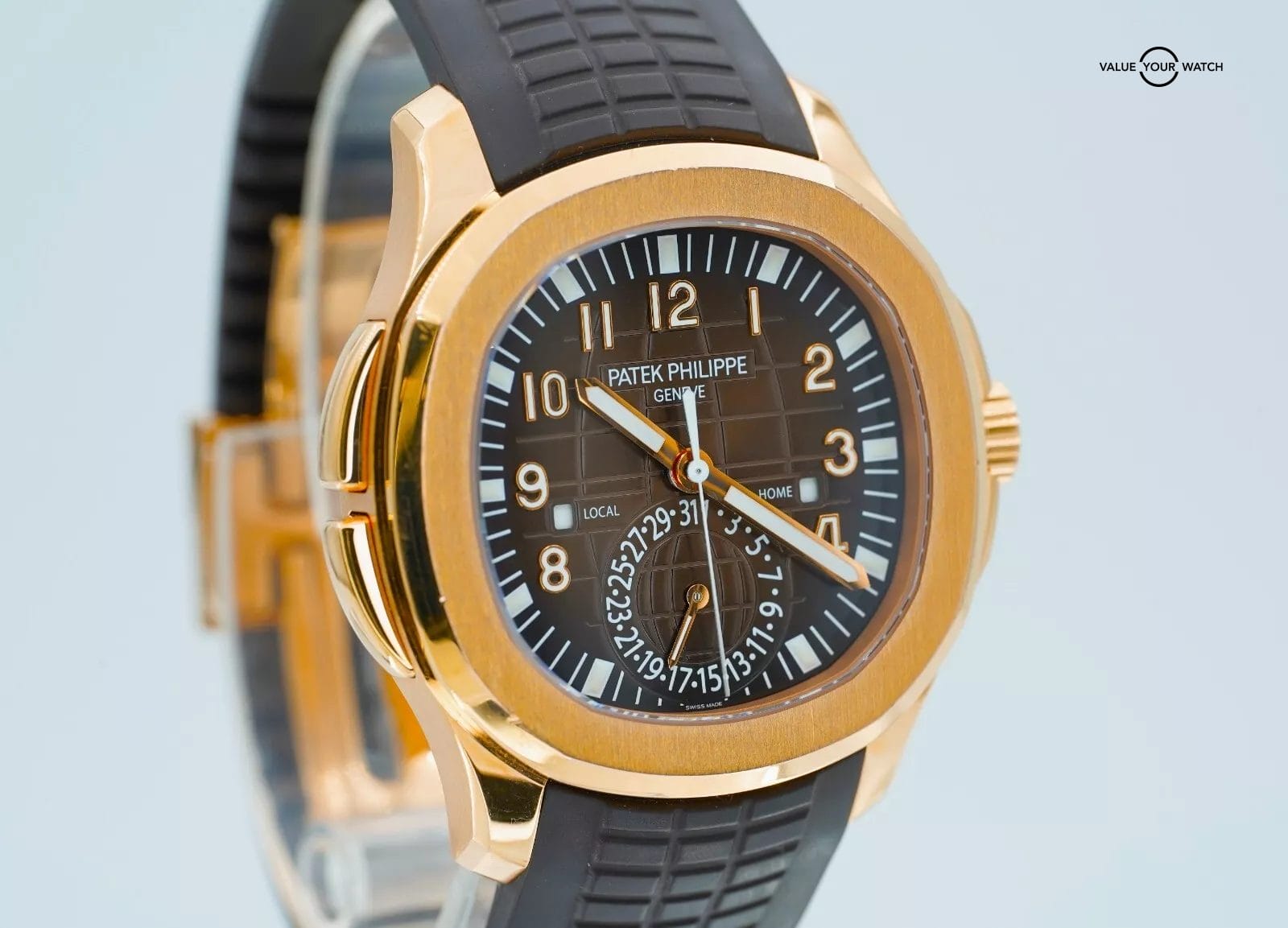 Patek Philippe Aquanaut 5164R Travel Time 18K Rose Gold BOXES/PAPERS!