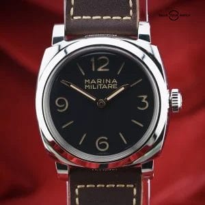 PANERAI 3 Days Marina Militaire Acciaio -47mm PAM00587 Rare Limited Edt Full Set