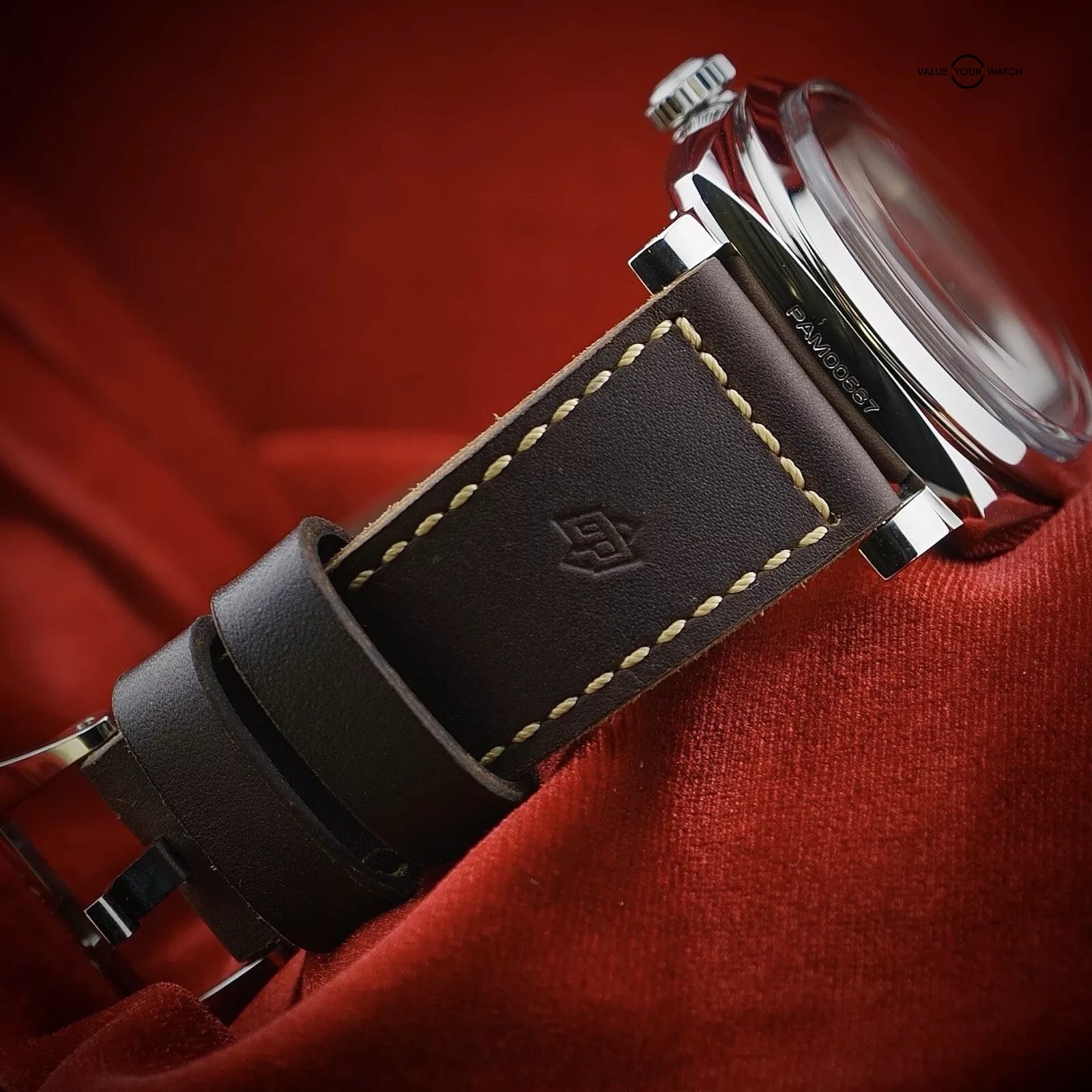 PANERAI 3 Days Marina Militaire Acciaio -47mm PAM00587 Rare Limited Edt Full Set - Image 6