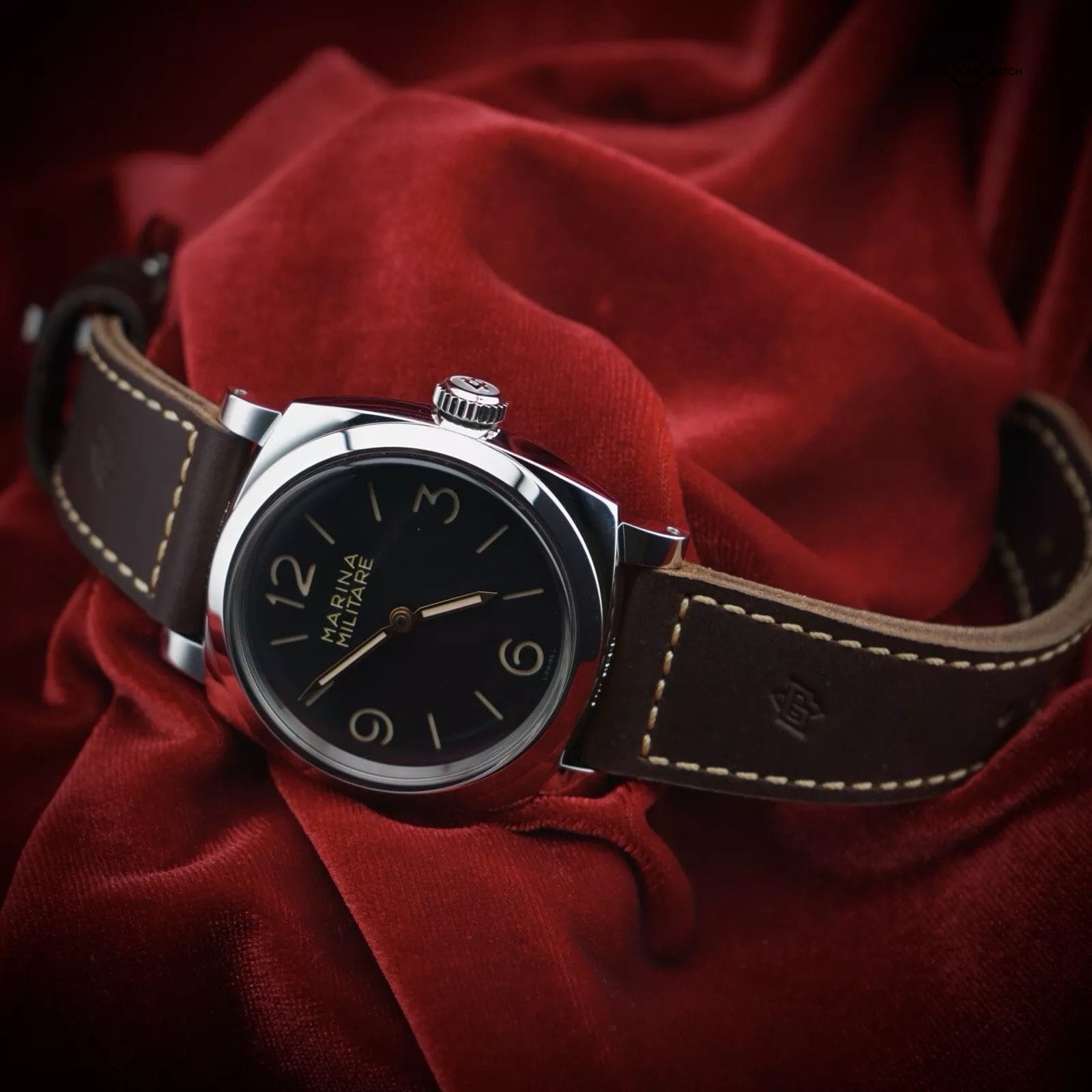 PANERAI 3 Days Marina Militaire Acciaio -47mm PAM00587 Rare Limited Edt Full Set - Image 7