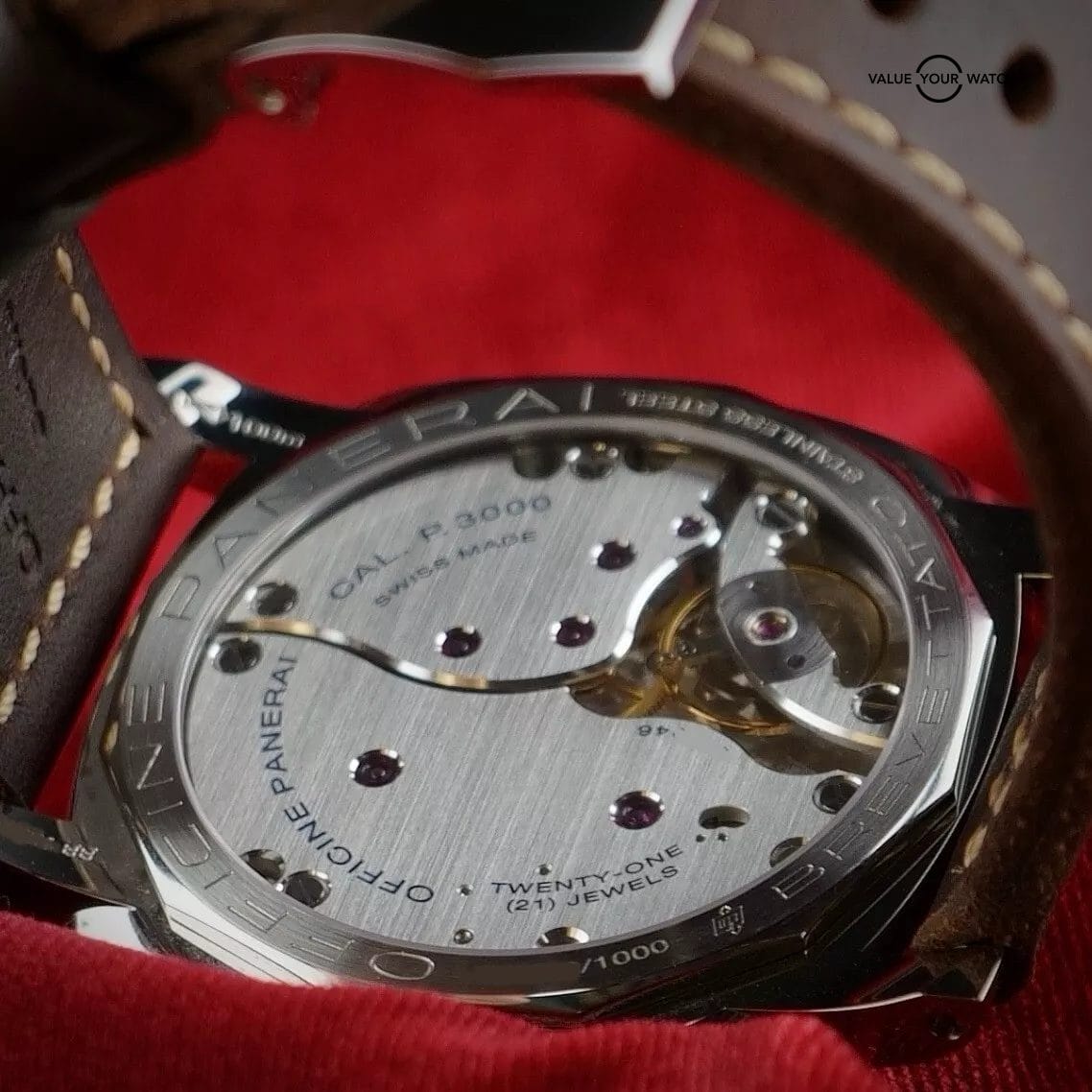 PANERAI 3 Days Marina Militaire Acciaio -47mm PAM00587 Rare Limited Edt Full Set - Image 15