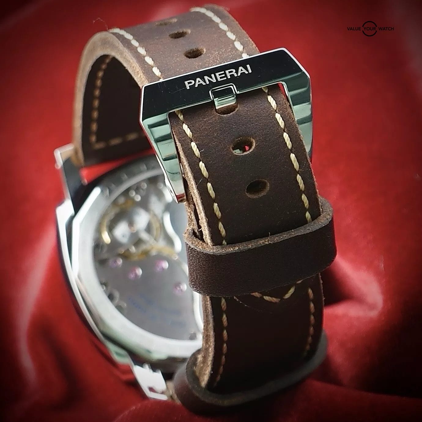PANERAI 3 Days Marina Militaire Acciaio -47mm PAM00587 Rare Limited Edt Full Set - Image 10