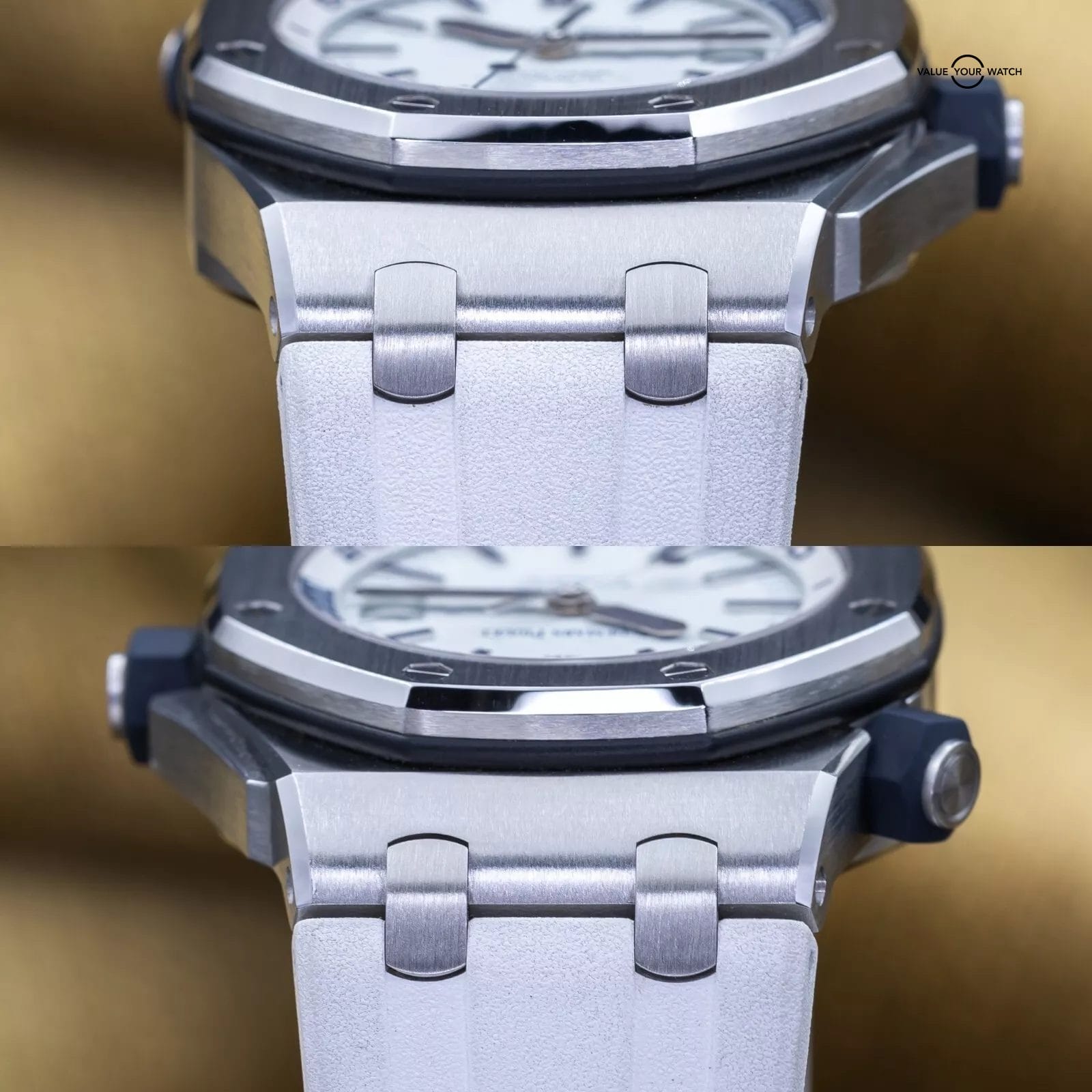 Audemars Piguet Royal Oak Offshore Diver 42mm Admiral White Blue AP 15710ST Full - Image 7