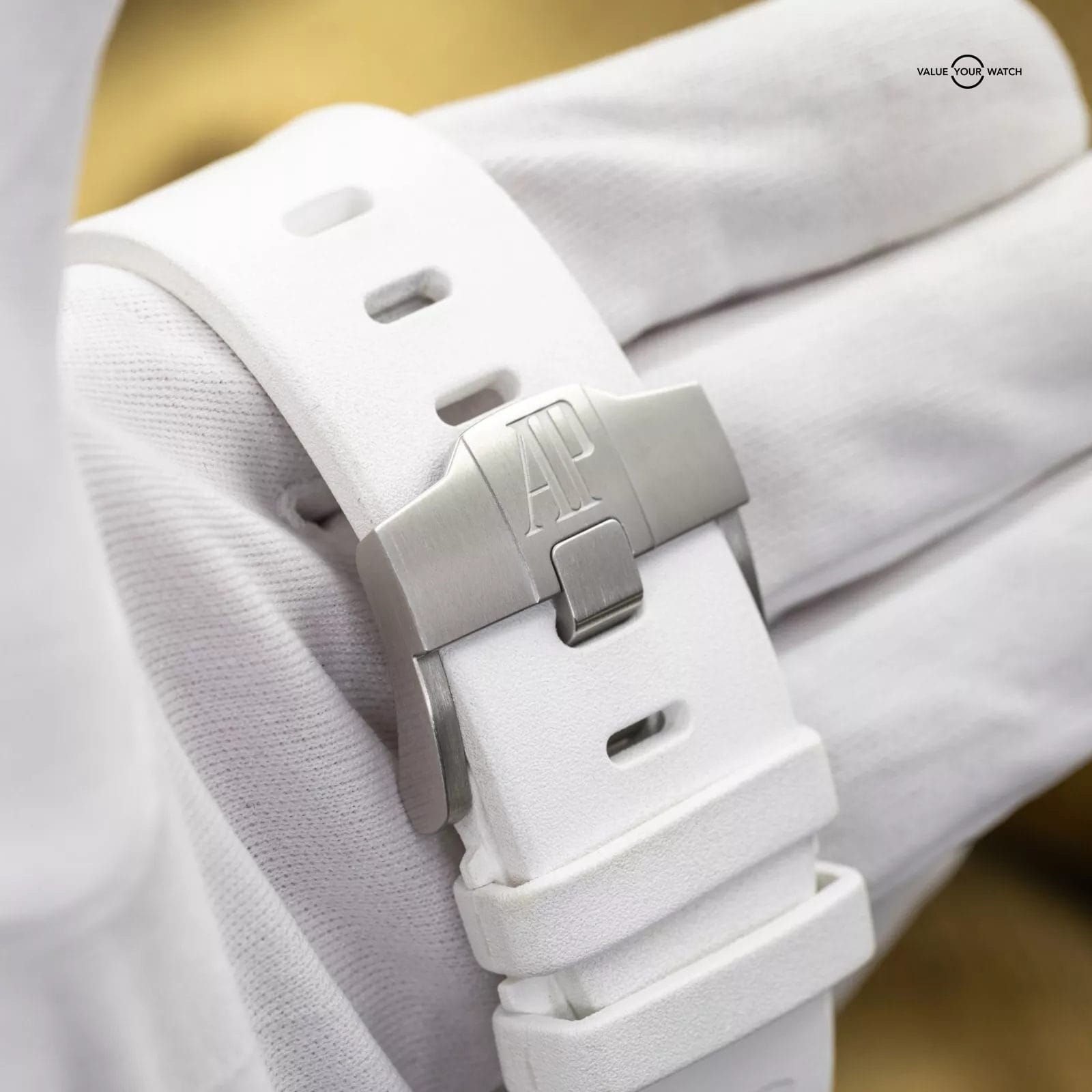 Audemars Piguet Royal Oak Offshore Diver 42mm Admiral White Blue AP 15710ST Full - Image 8