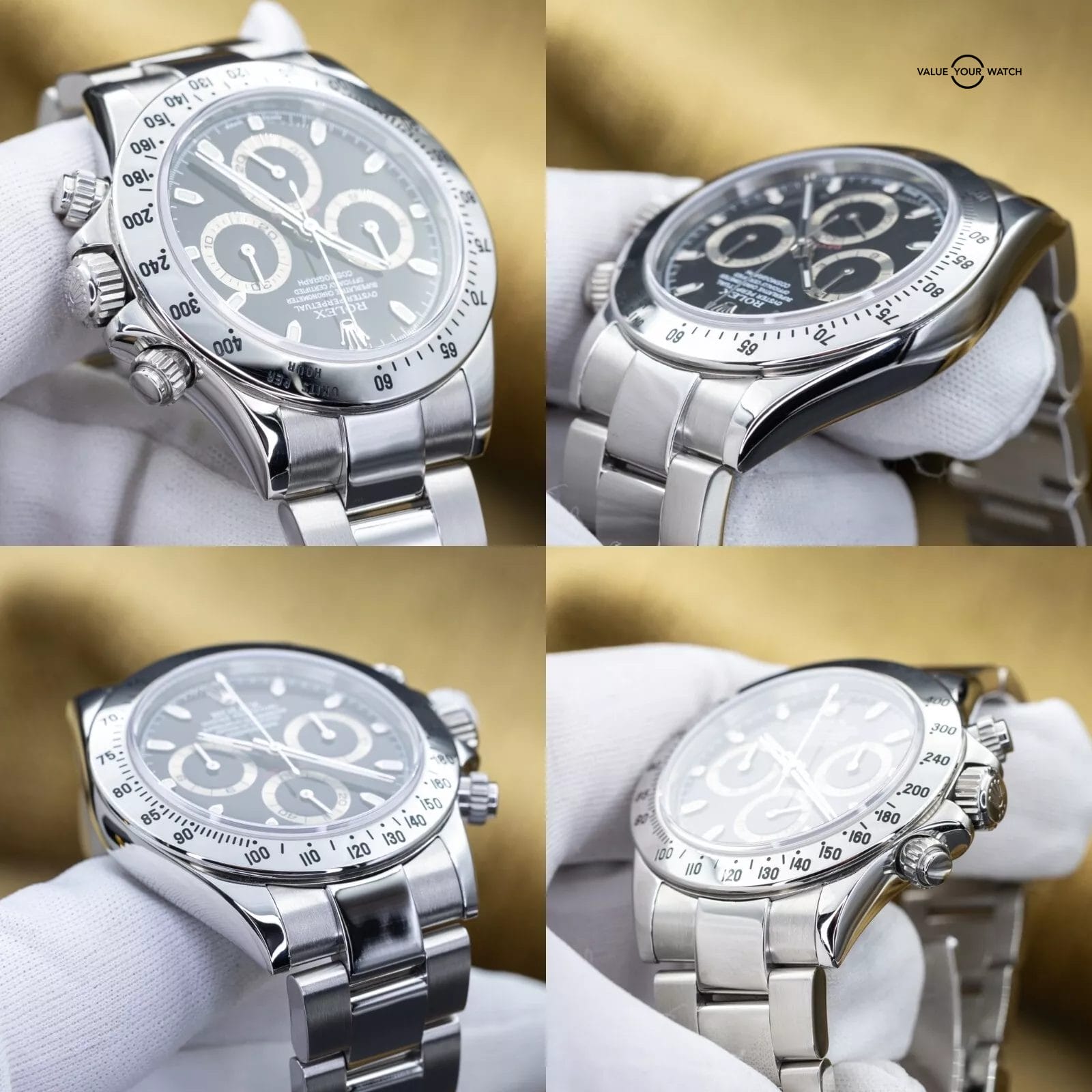 Rolex Daytona Full Set Black Dial 2003 K Serial 40mm Steel 116520 Just Serviced - Image 7