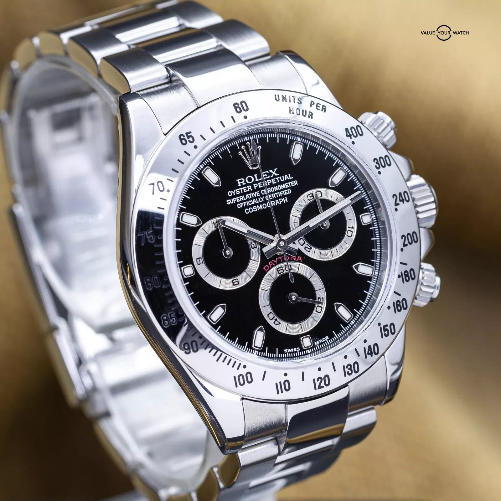 Rolex Daytona Full Set Black Dial 2003 K Serial 40mm Steel 116520 Just Serviced - Image 13