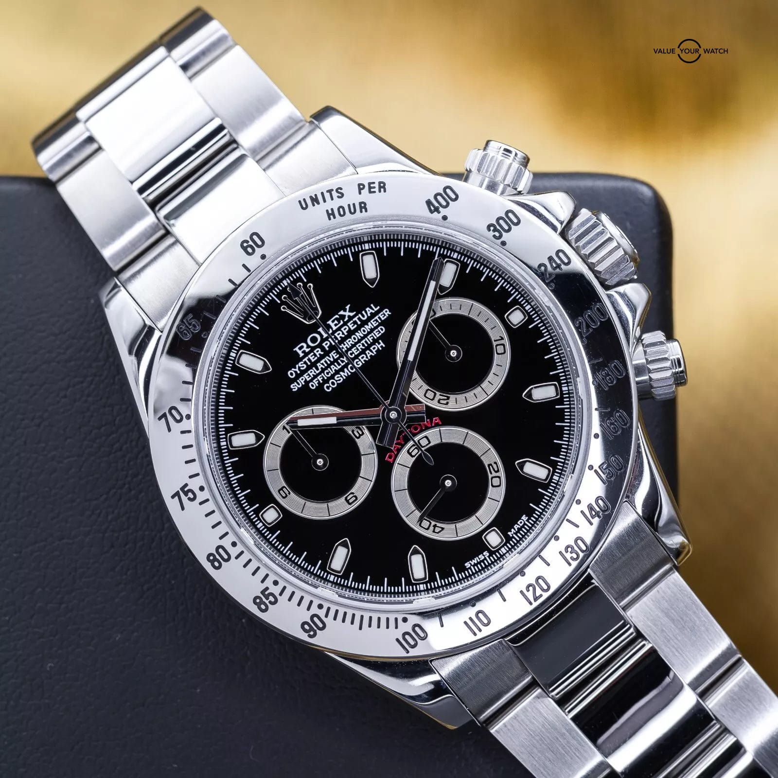 Rolex Daytona Full Set Black Dial 2003 K Serial 40mm Steel 116520 Just Serviced - Image 14