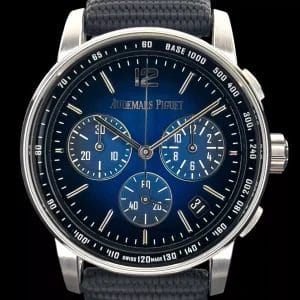 Audemars Piguet Code 11.59 41mm White Gold Chronograph Smoked Blue Dial 26393BC