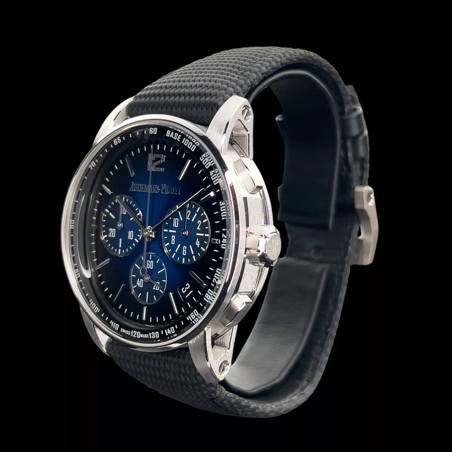 Audemars Piguet Code 11.59 41mm White Gold Chronograph Smoked Blue Dial 26393BC - Image 8