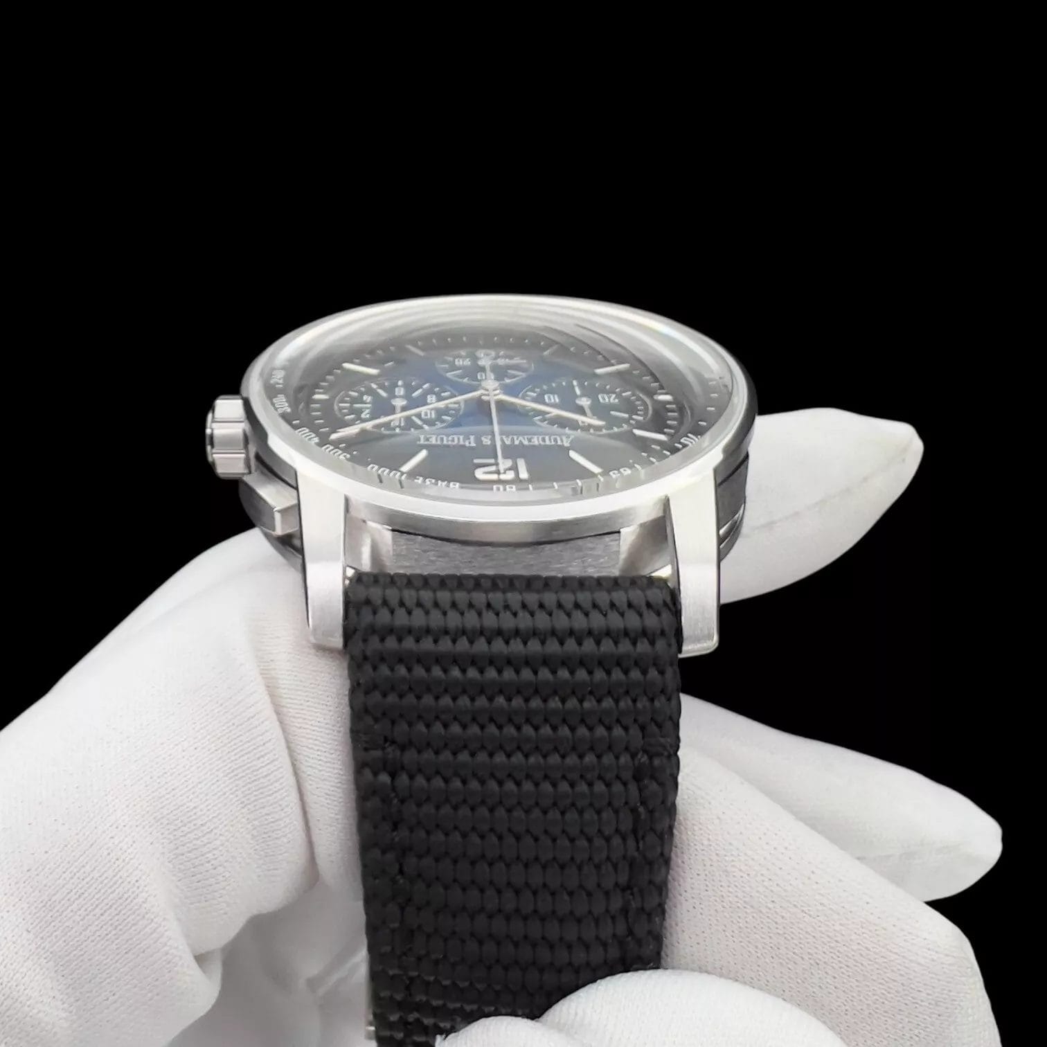 Audemars Piguet Code 11.59 41mm White Gold Chronograph Smoked Blue Dial 26393BC - Image 10