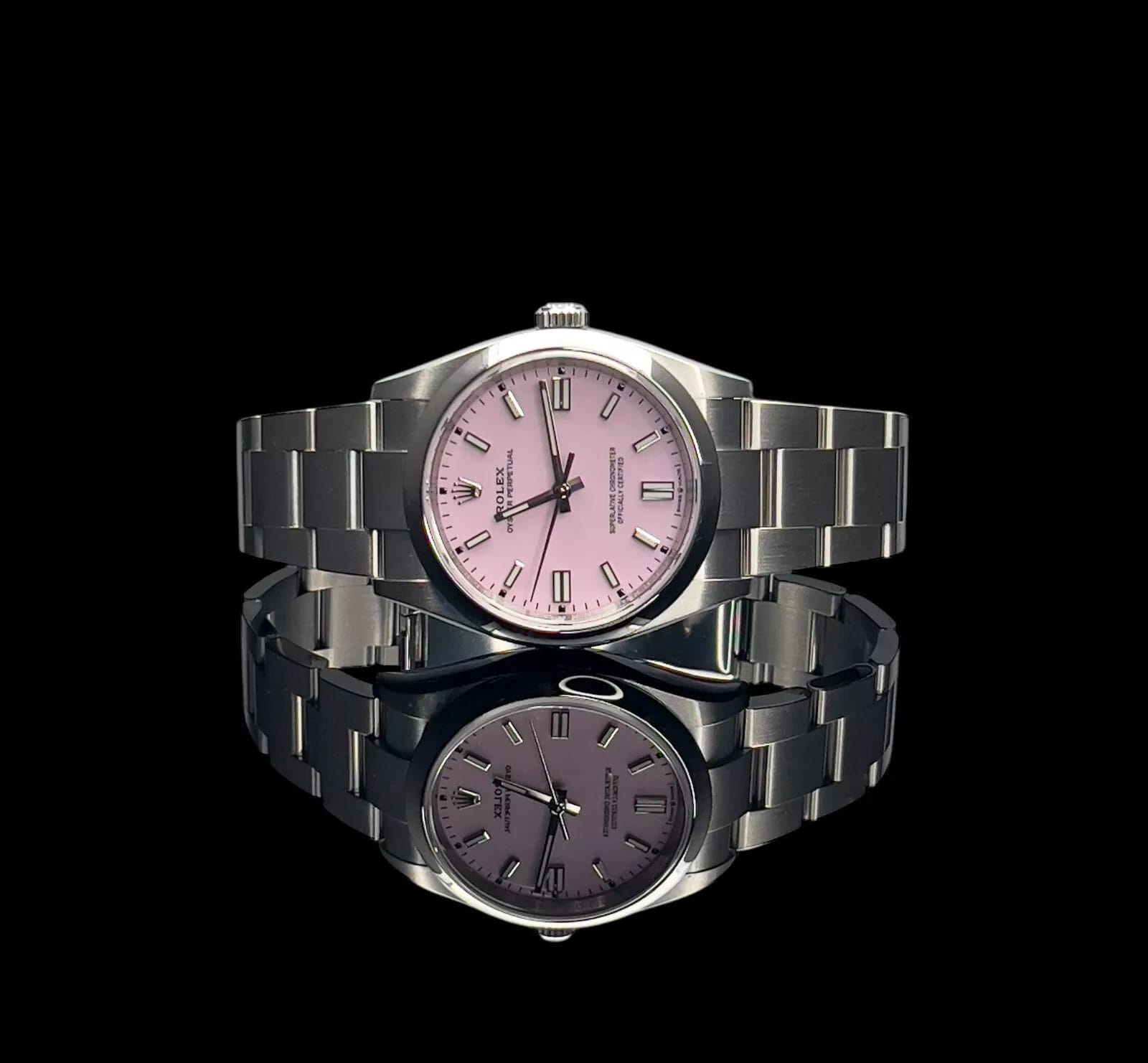 Rolex OP36 126000 Oyster Bracelet 36mm Factory Candy Pink Dial NEW & UNWORN - Image 2