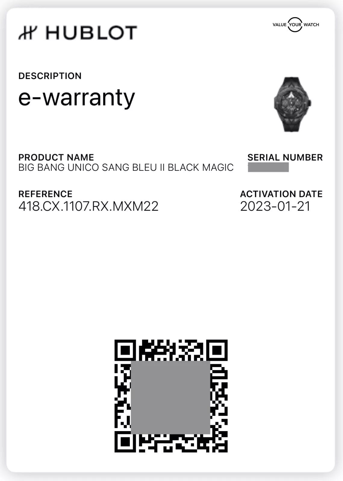 Hublot Big Bang Unico Sang Bleu II Black Magic - Full Set - Warranty till 2026 - Image 4