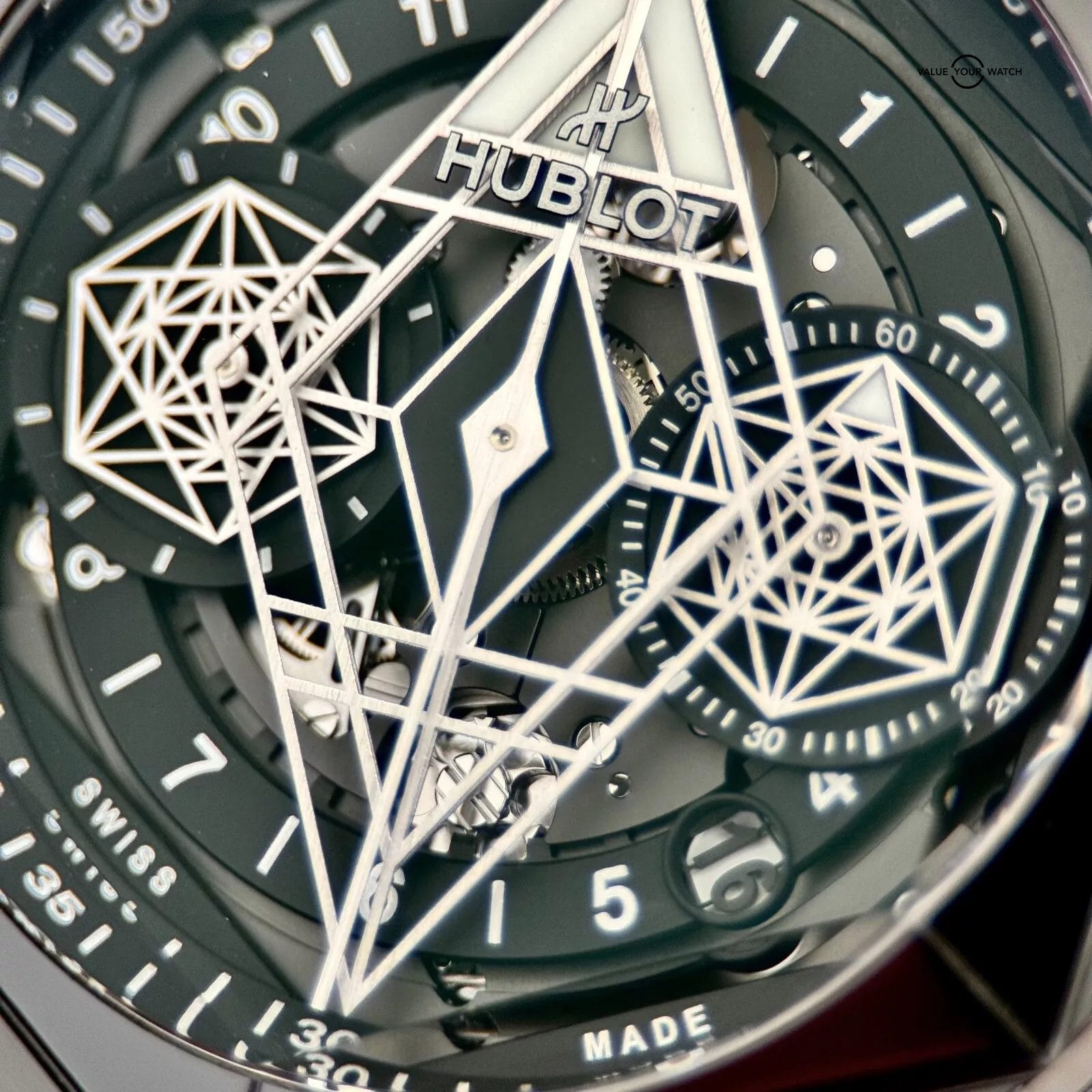 Hublot Big Bang Unico Sang Bleu II Black Magic - Full Set - Warranty till 2026 - Image 5