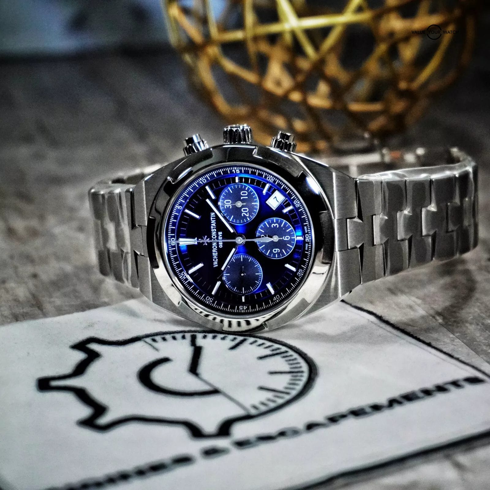 Vacheron Constantin Overseas Blue dial BNIB complete set - 5500V/110A-B148 - Image 11