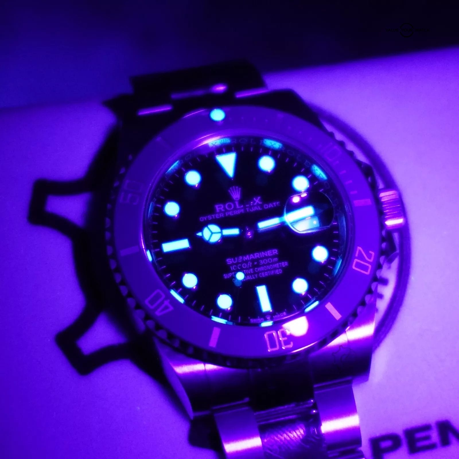 Rolex Submariner Cookie Monster 126619LB 41mm White Gold Blue Bezel B&P - Image 10