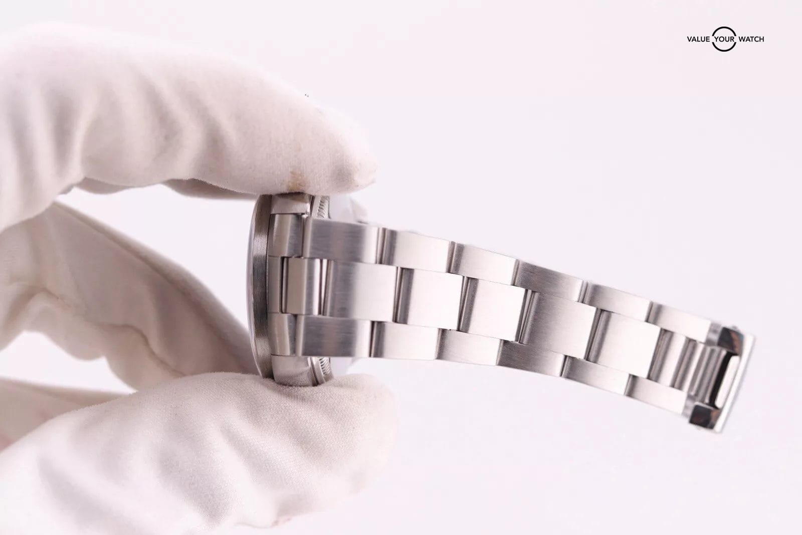 ROLEX Air king 14010 Engine Turned Bezel black Dial With CPO Card - Image 5