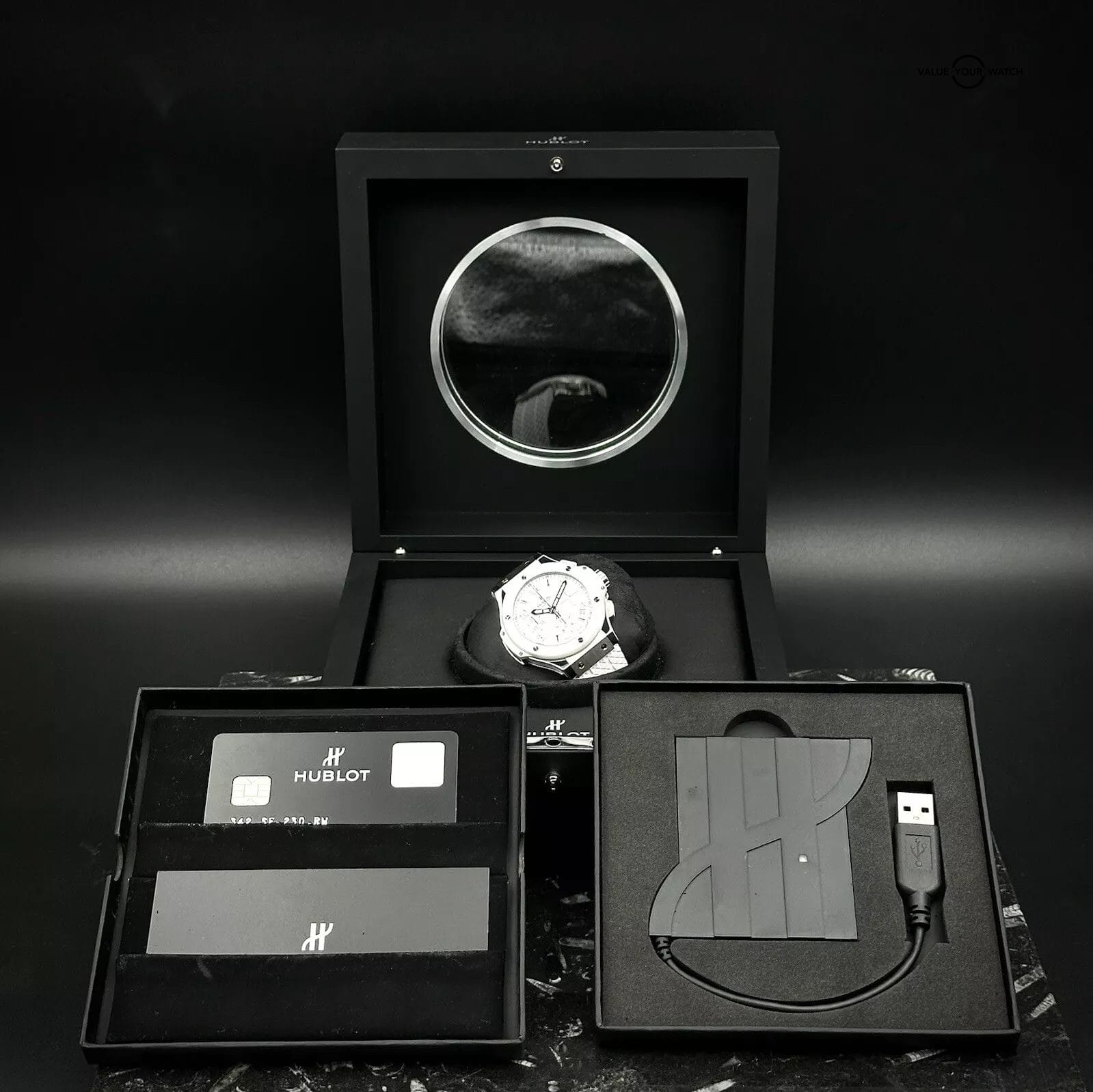 Hublot Big Bang St. Moritz 342.SE.230.RW 41mm White Ceramic Complete Set - Image 4