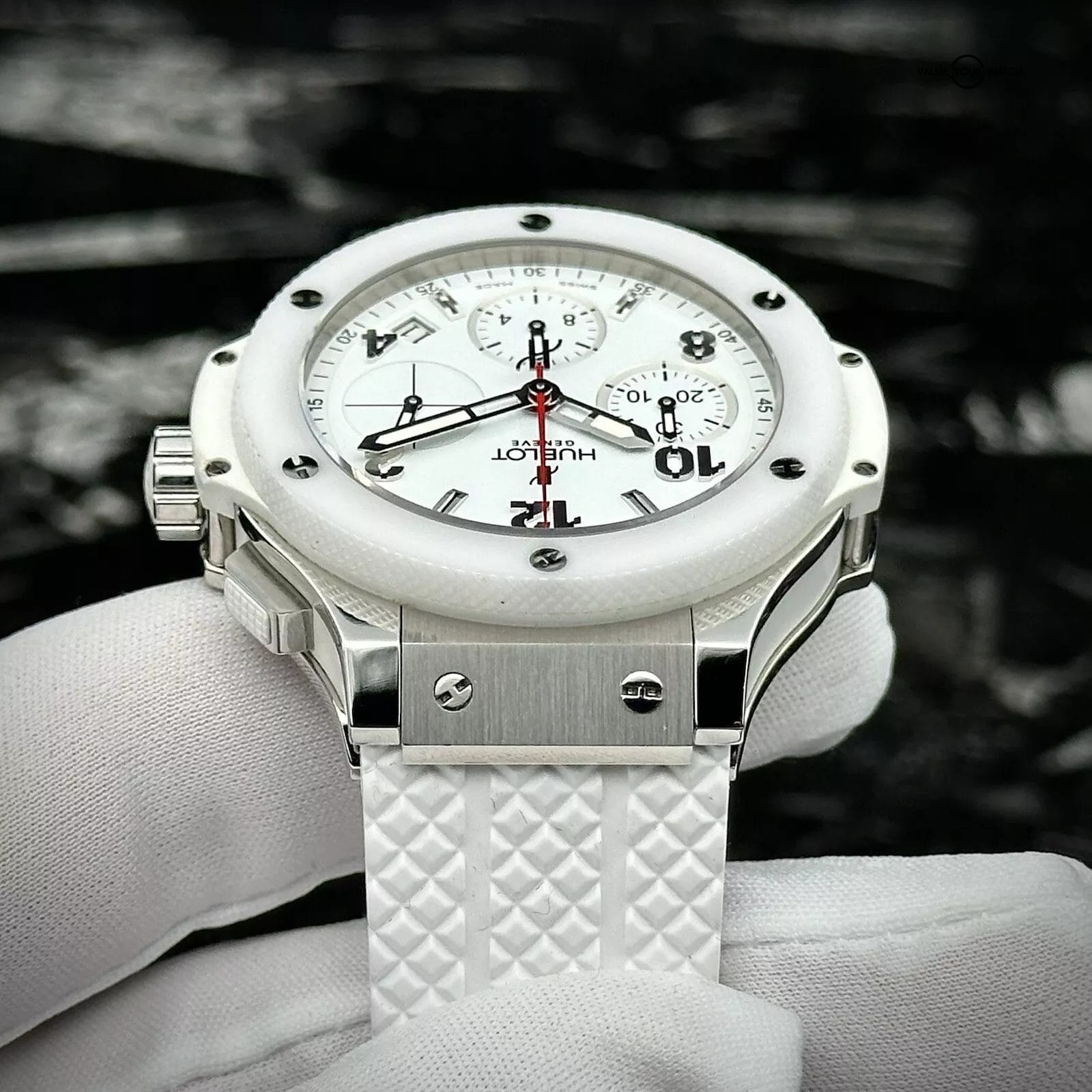 Hublot Big Bang St. Moritz 342.SE.230.RW 41mm White Ceramic Complete Set - Image 8