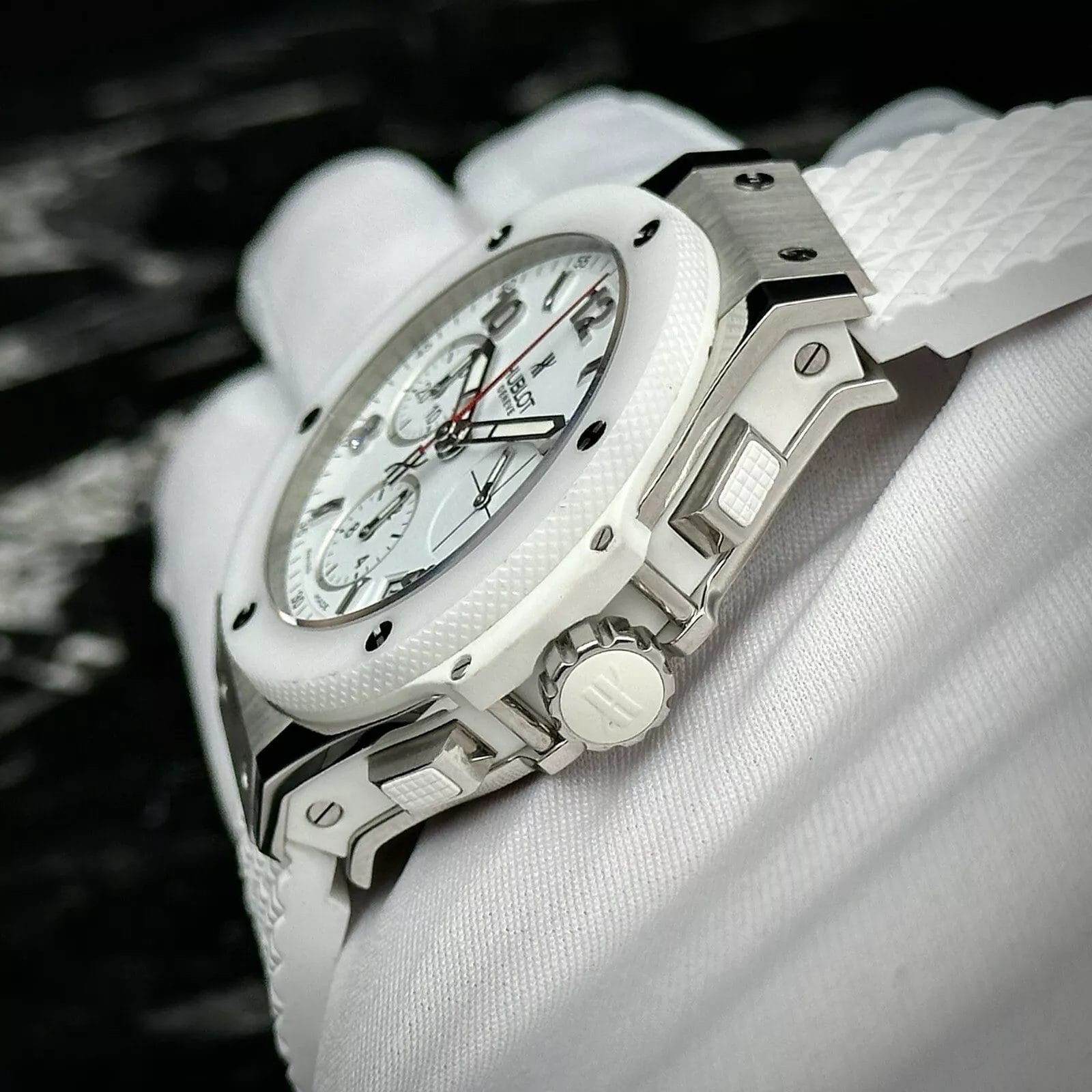 Hublot Big Bang St. Moritz 342.SE.230.RW 41mm White Ceramic Complete Set - Image 10