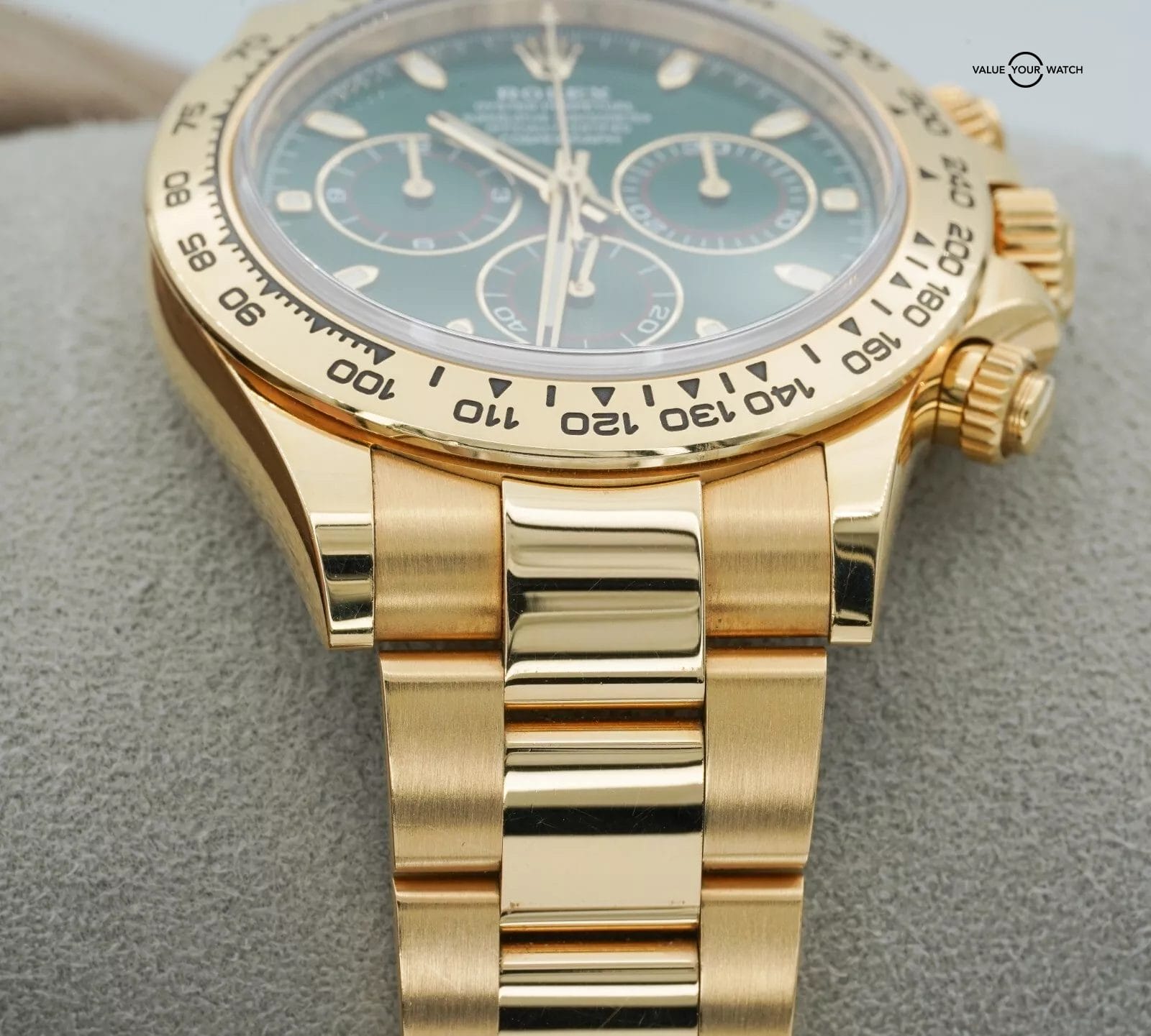 2020 Rolex Daytona 116508 “John Mayer” 18K Yellow Gold Green Dial BOXES/PAPERS - Image 6