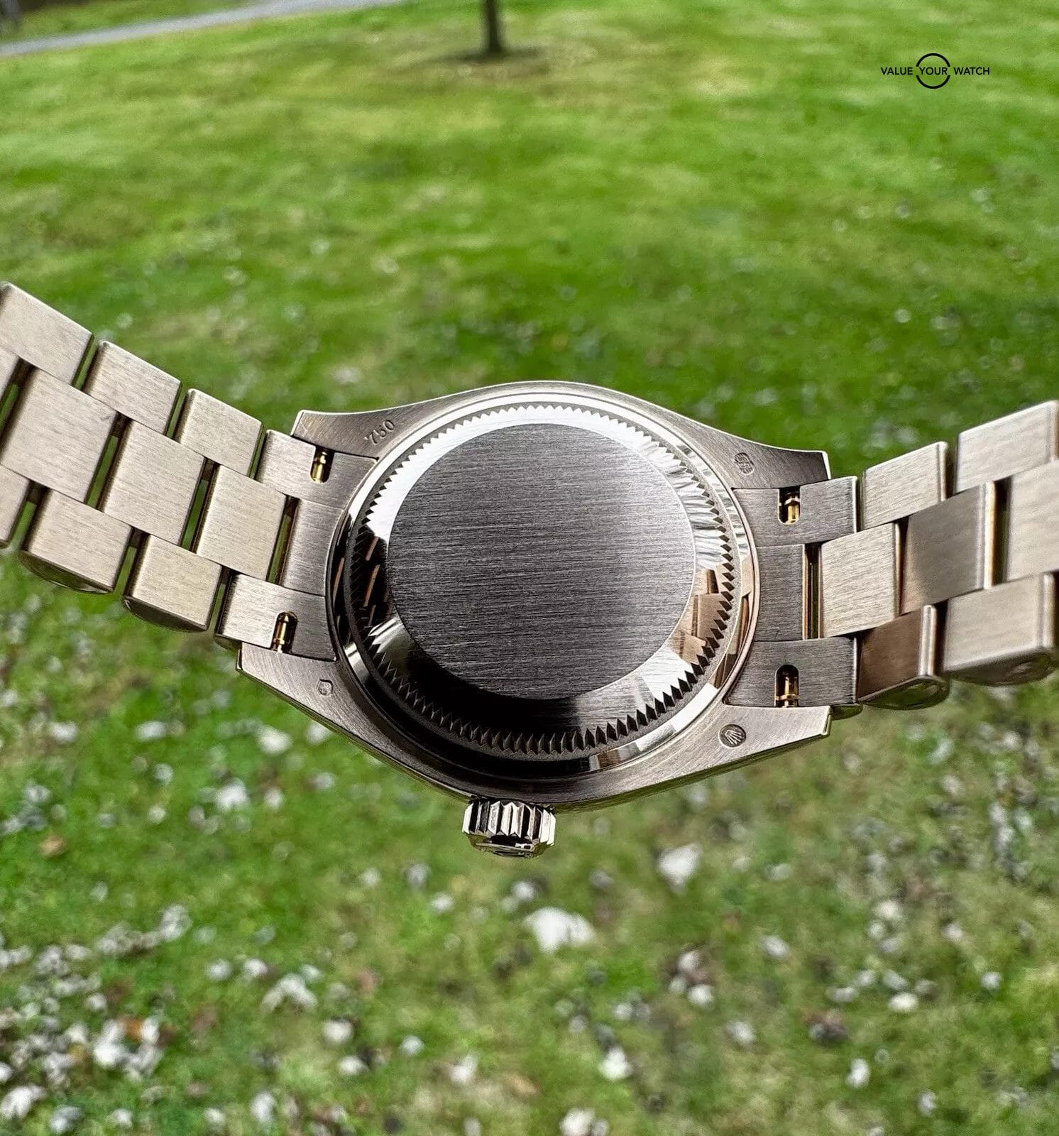 Rolex Lady-Datejust 28 Rose Gold President 279175 - Olive Green Diamond - Image 2