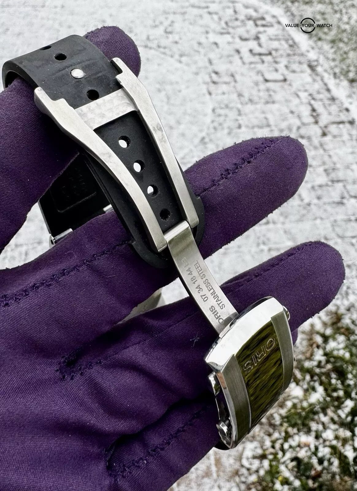 Oris Aquis Men's Black Watch - 01 733 7730 4154-07 4 24 64EB - Image 8