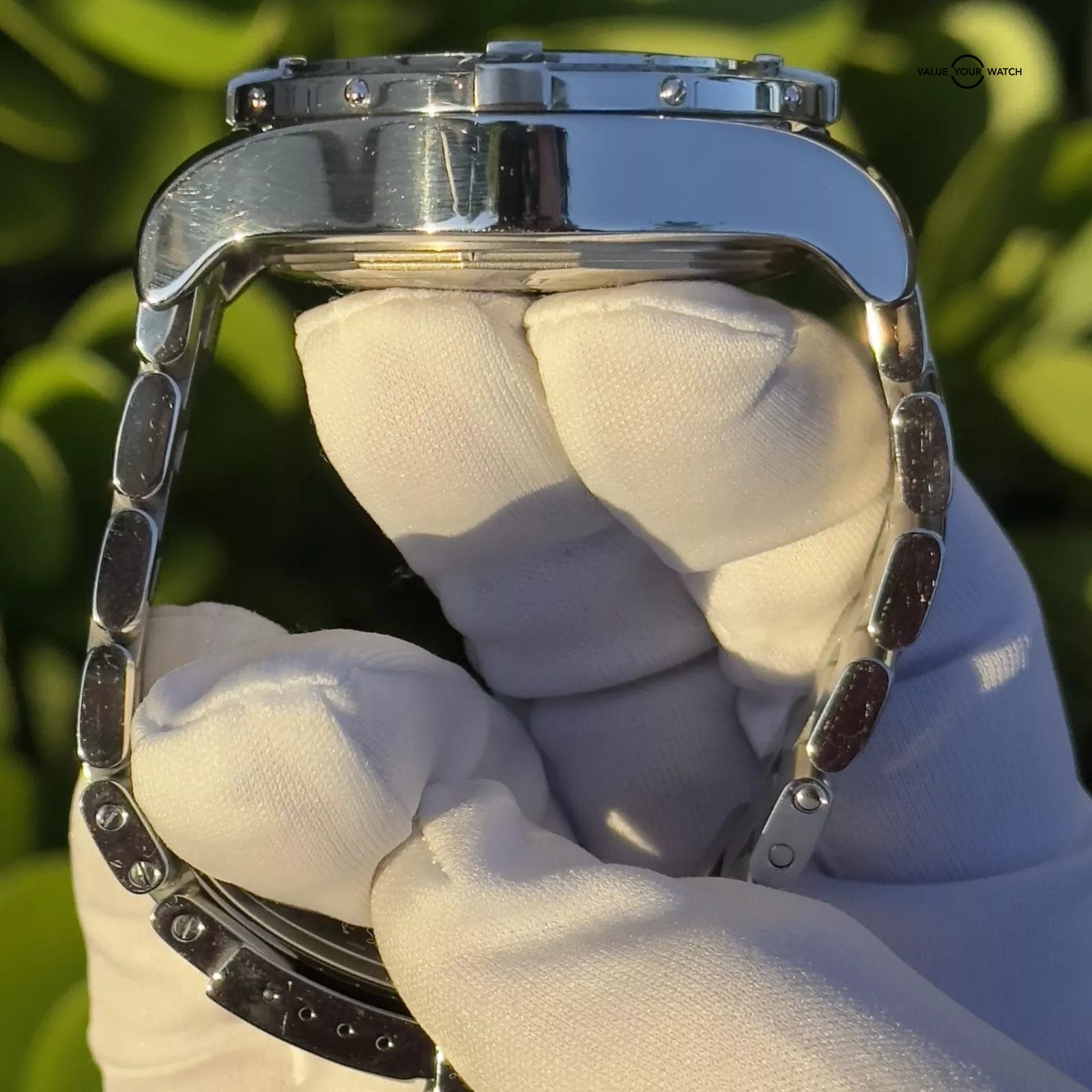 Breitling Super Avenger Black Dial - A13370 Steel Bracelet & Blue Rubber Strap - Image 6