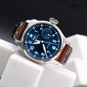 IWC Big Pilot Le Petit Prince Limited Ed 46mm Blue Dial 7 Day IW500916 Full Set