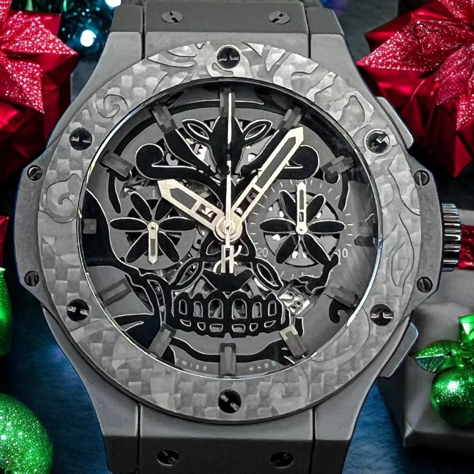 Hublot Limited Edition of 200 Big Bang Sugar Skull Ceramic 311.CQ.1110.VR.FDK15