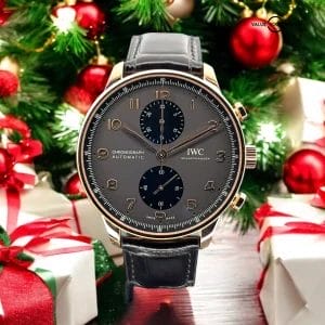2023 IWC Portugieser Chronograph 41mm Rose Gold IW371610 Box & Papers BEAUTIFUL!