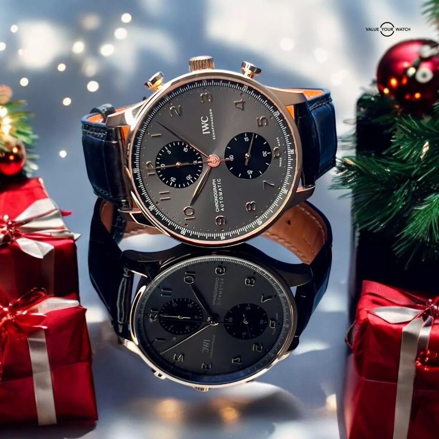 2023 IWC Portugieser Chronograph 41mm Rose Gold IW371610 Box & Papers BEAUTIFUL! - Image 9