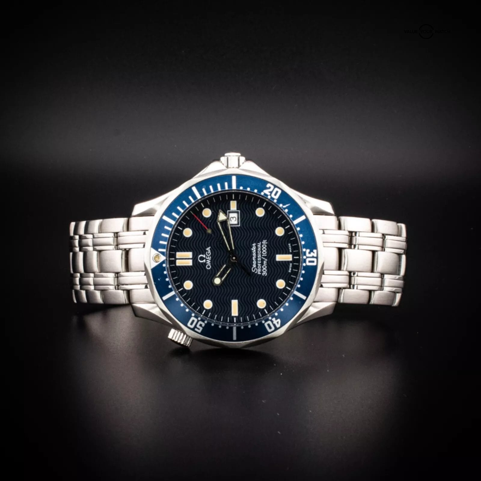 Omega Seamaster Professional 300M Quartz 41mm Watch Ref 2541.80.00 w Box 2541.80 - Image 4