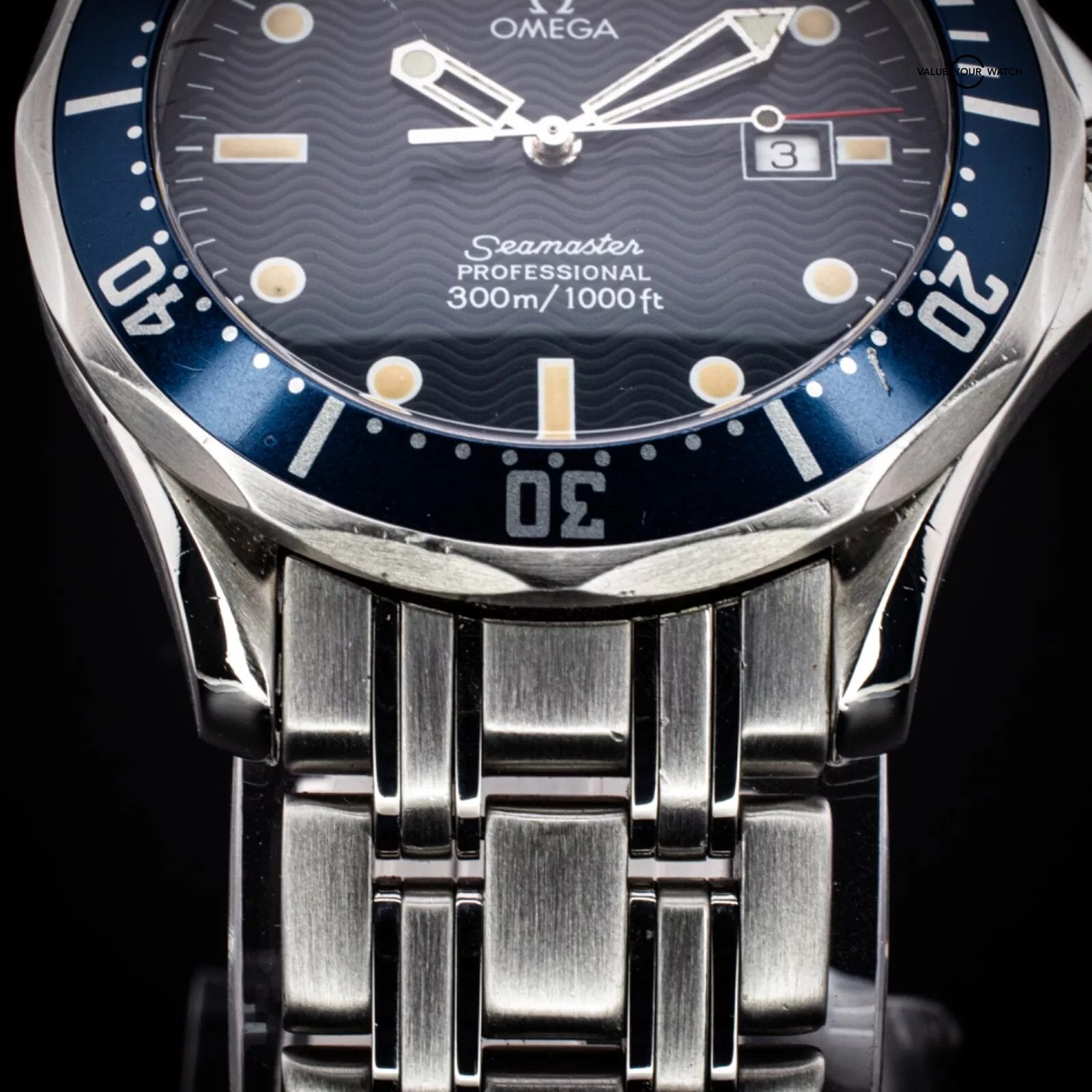 Omega Seamaster Professional 300M Quartz 41mm Watch Ref 2541.80.00 w Box 2541.80 - Image 7