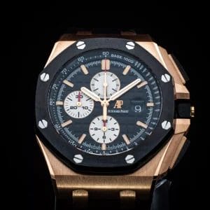 Audemars Piguet Royal Oak Offshore 44mm, Ref. 26401RO Rose Gold & Ceramic w/ B&P