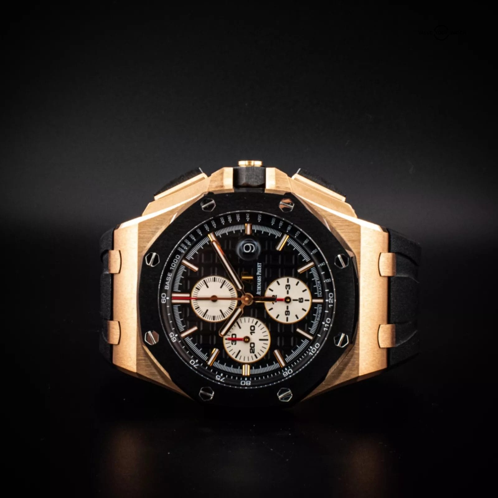 Audemars Piguet Royal Oak Offshore 44mm, Ref. 26401RO Rose Gold & Ceramic w/ B&P - Image 4