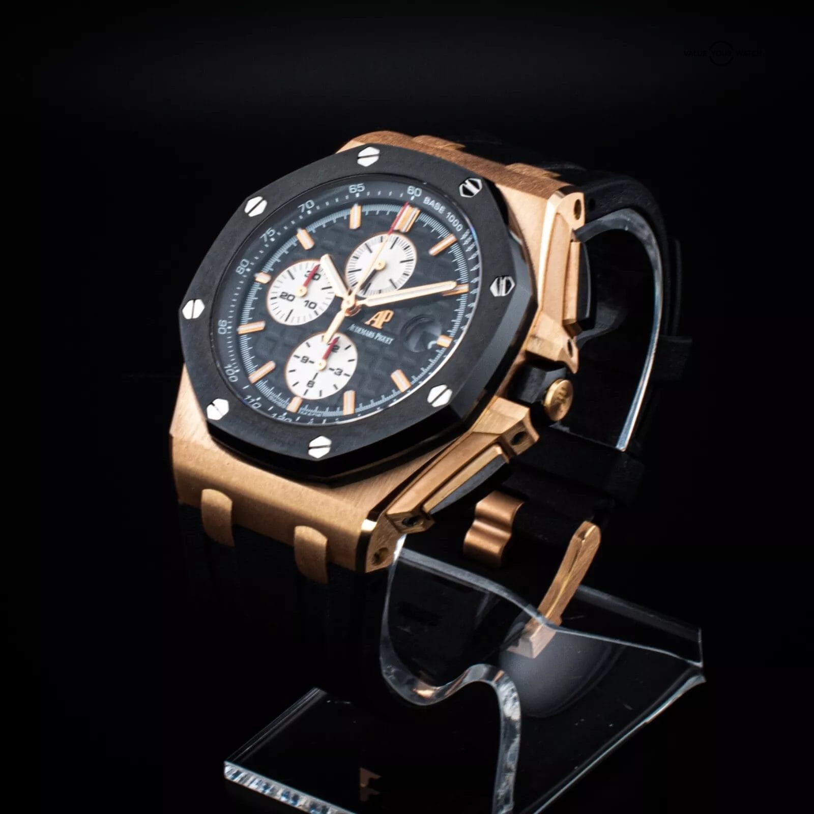 Audemars Piguet Royal Oak Offshore 44mm, Ref. 26401RO Rose Gold & Ceramic w/ B&P - Image 7