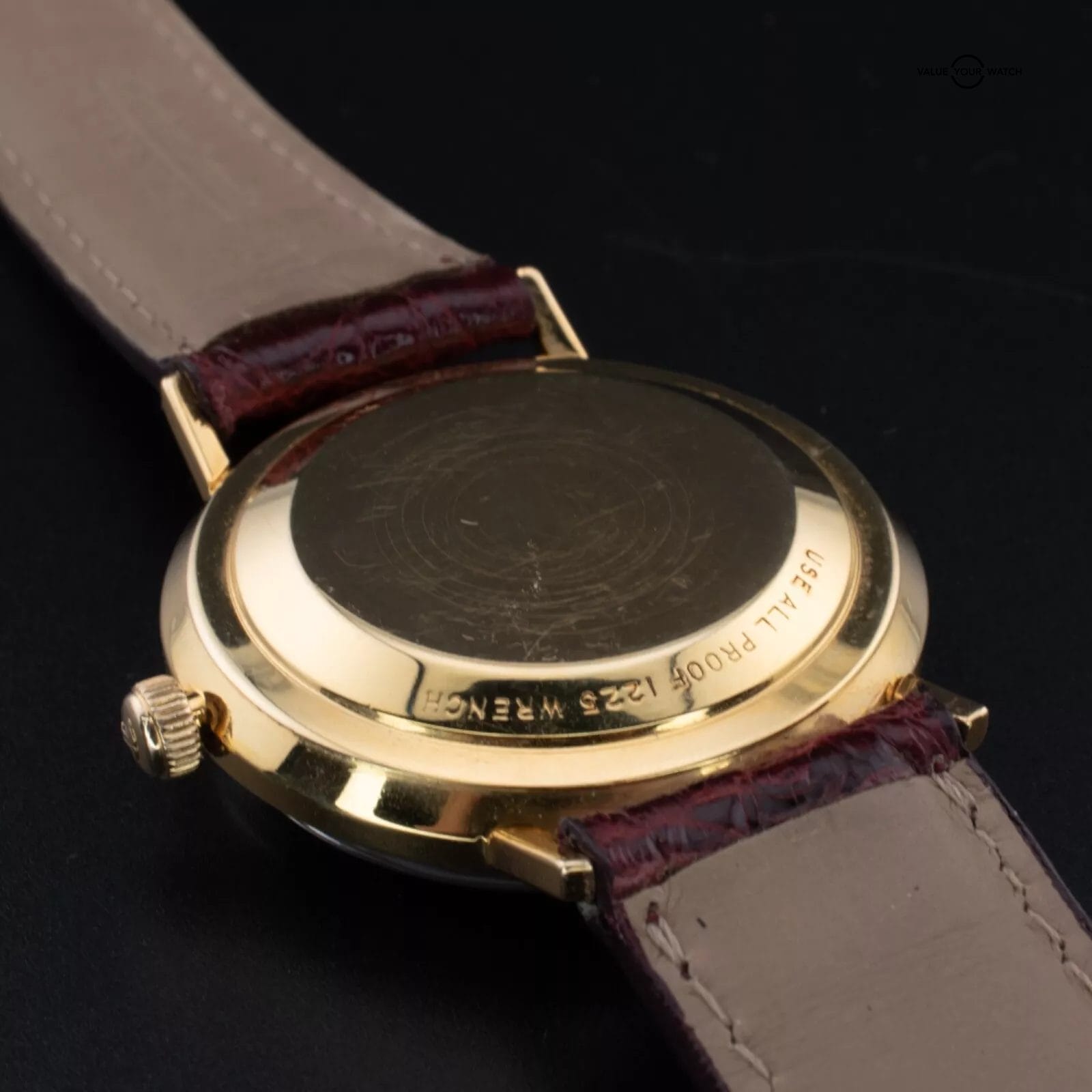 LeCoultre Master Mariner 14k yellow gold gents wristwatch K881 Movement - Image 4