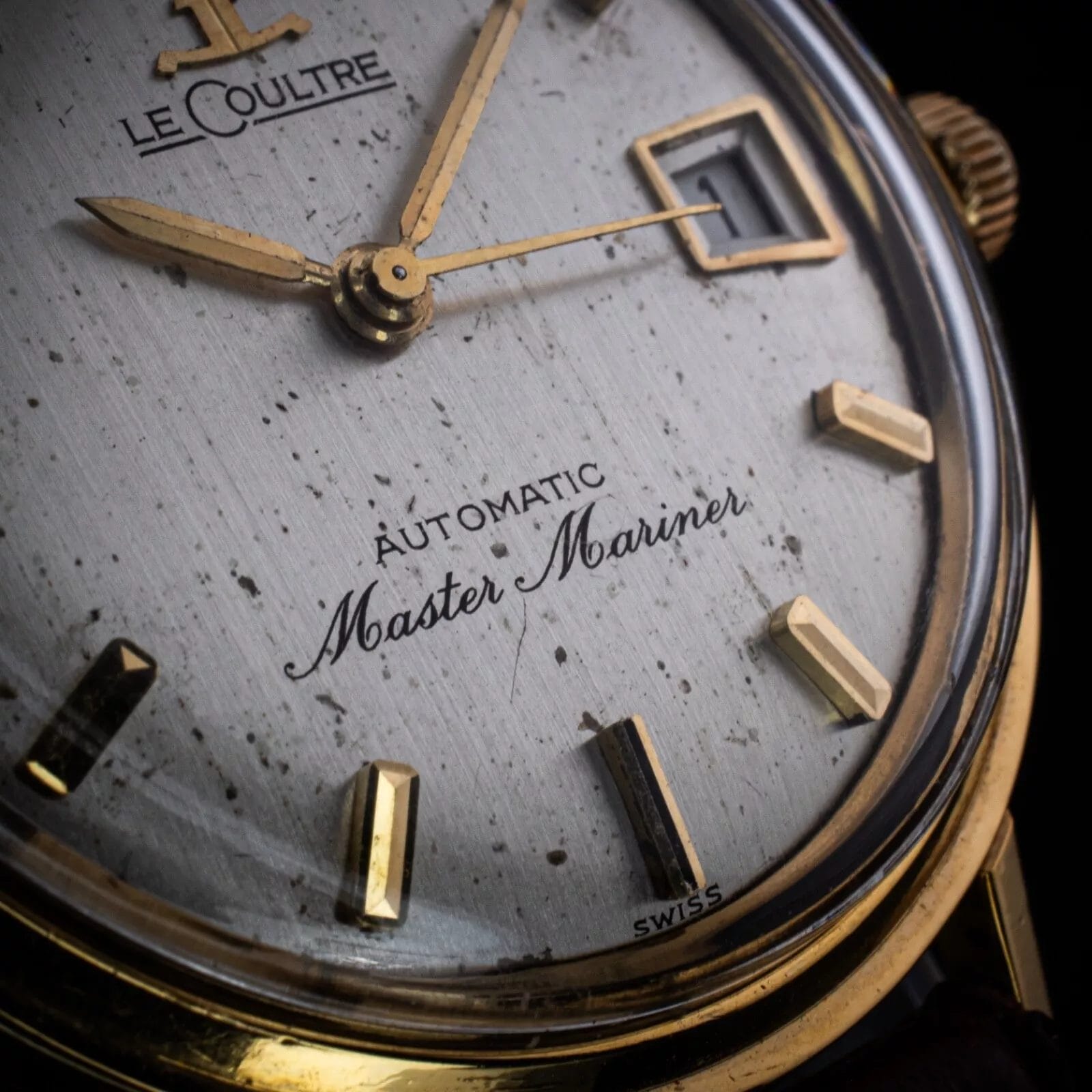 LeCoultre Master Mariner 14k yellow gold gents wristwatch K881 Movement - Image 7