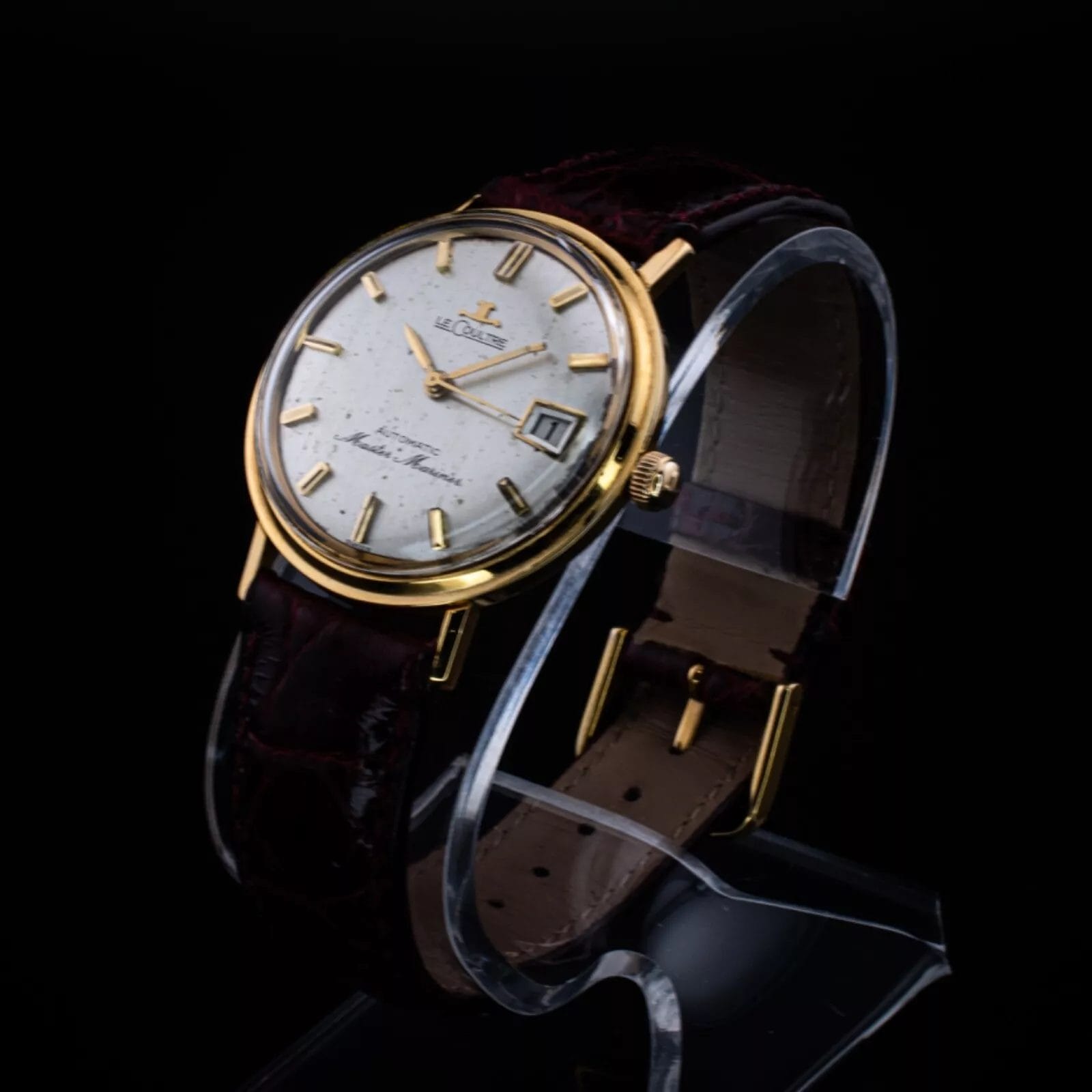 LeCoultre Master Mariner 14k yellow gold gents wristwatch K881 Movement - Image 13