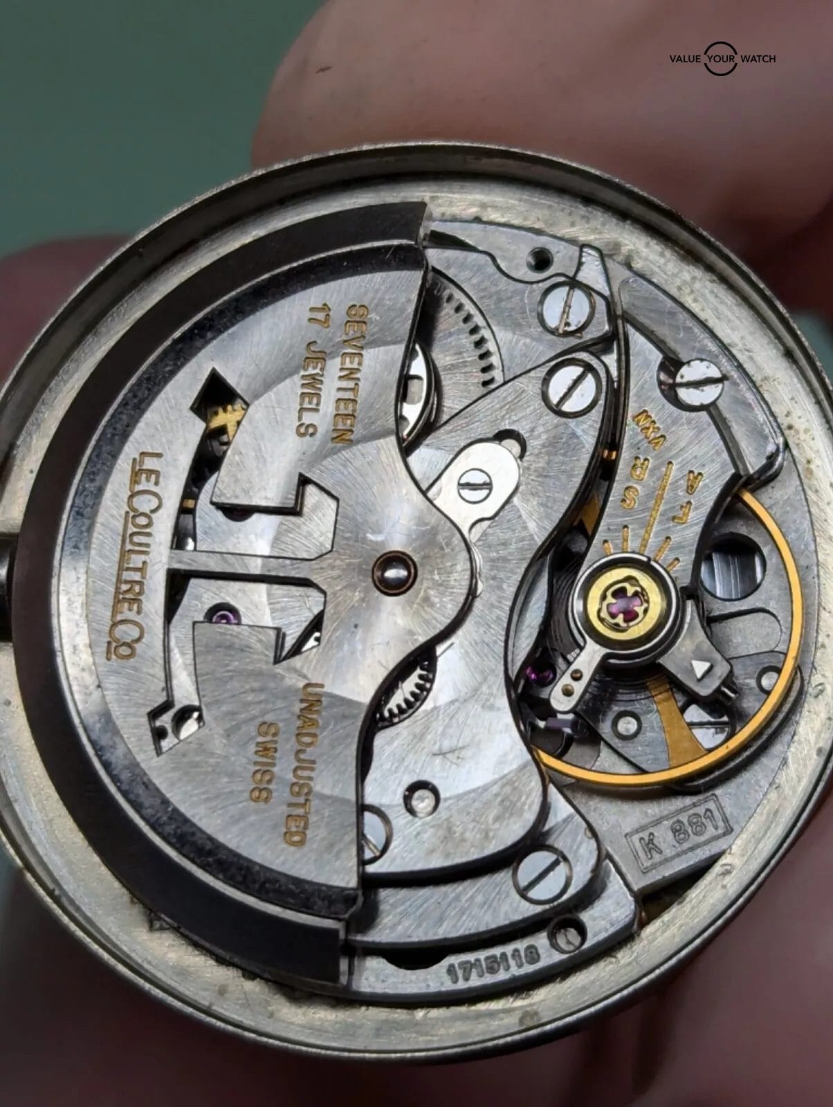 LeCoultre Master Mariner 14k yellow gold gents wristwatch K881 Movement - Image 14