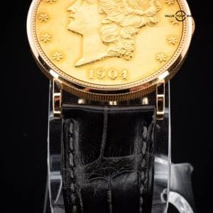 Universal Genève $20 Gold Coin Men’s Watch, 34mm