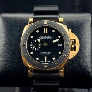 Panerai Luminor Submersible 1950 Rose Gold PAM00684 42mm Complete Set w 4 Straps