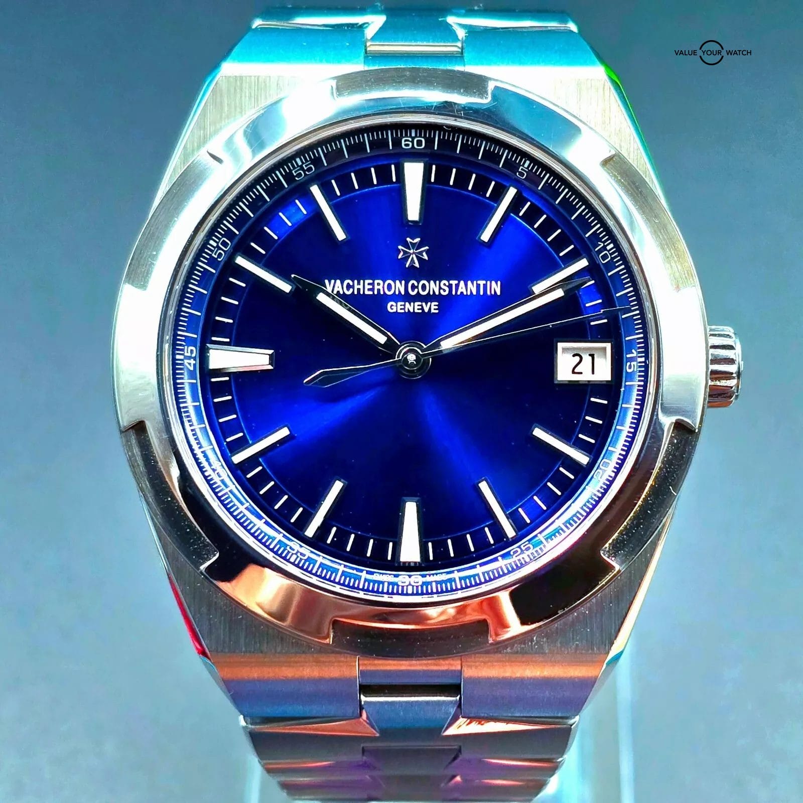 Vacheron Constantin Overseas Blue dial, ref. 4500v. 2022 full set!
