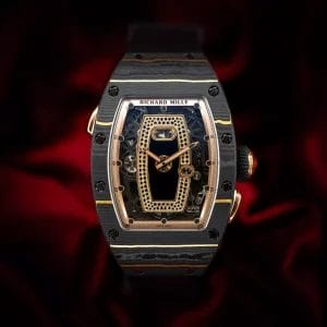 Richard Mille Carbon TPT &amp; Rose Gold Skeleton Dial 37mm RM037 RM 37 Box &amp; Papers